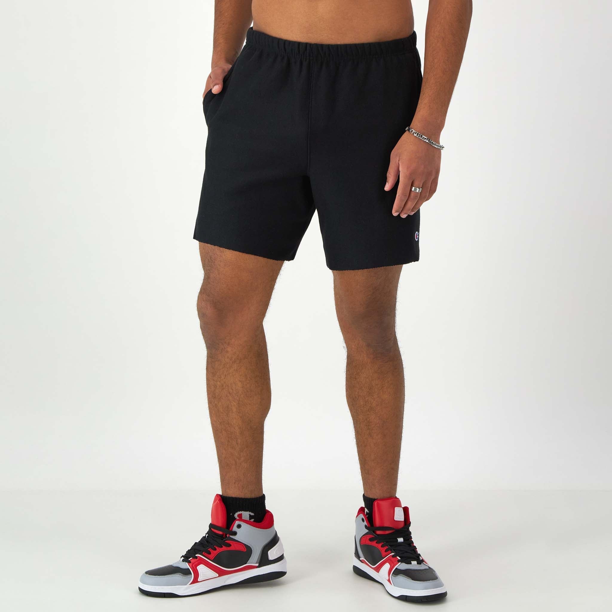 Champion Reverse Weave Men's Athletic Shorts with C Logo