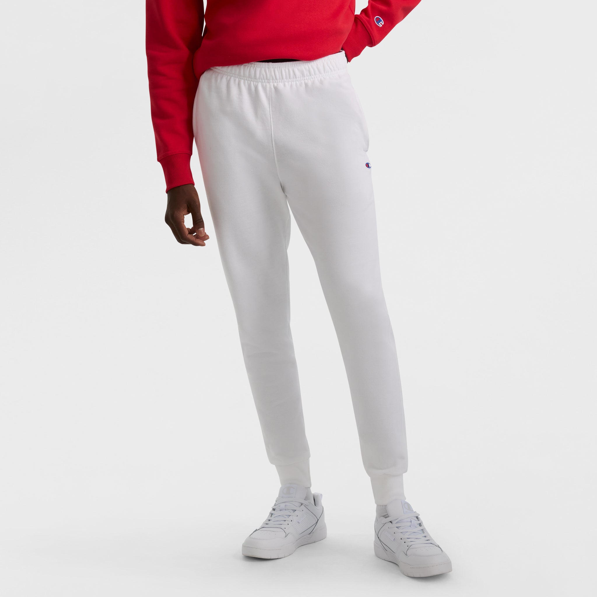 Men's Soft Fleece Joggers with C Logo - Comfortable Gym & Casual Pants