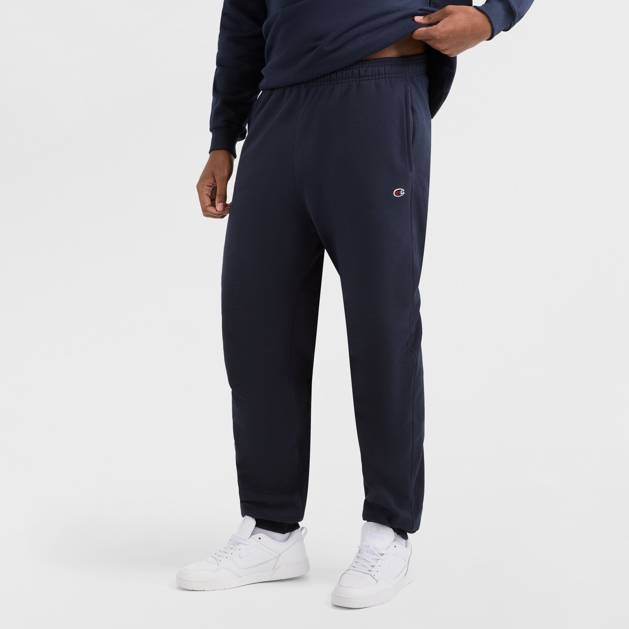 Champion Big & Tall Fleece Joggers with C Logo - Soft & Durable