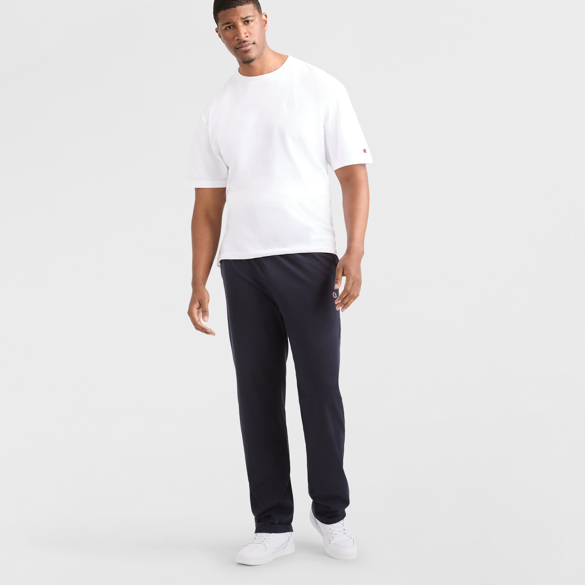 Champion Big & Tall Lightweight Lounge Pants with Open Hem