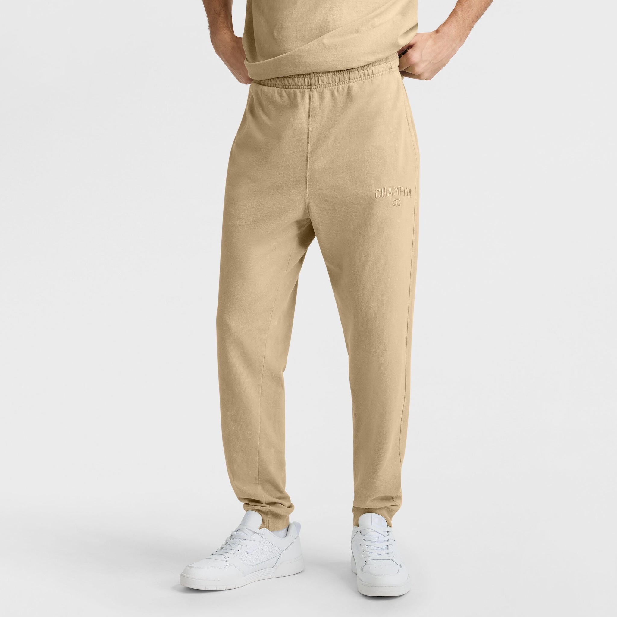 Vintage Wash Lightweight Jogger Pants for Men - Comfort Fleece