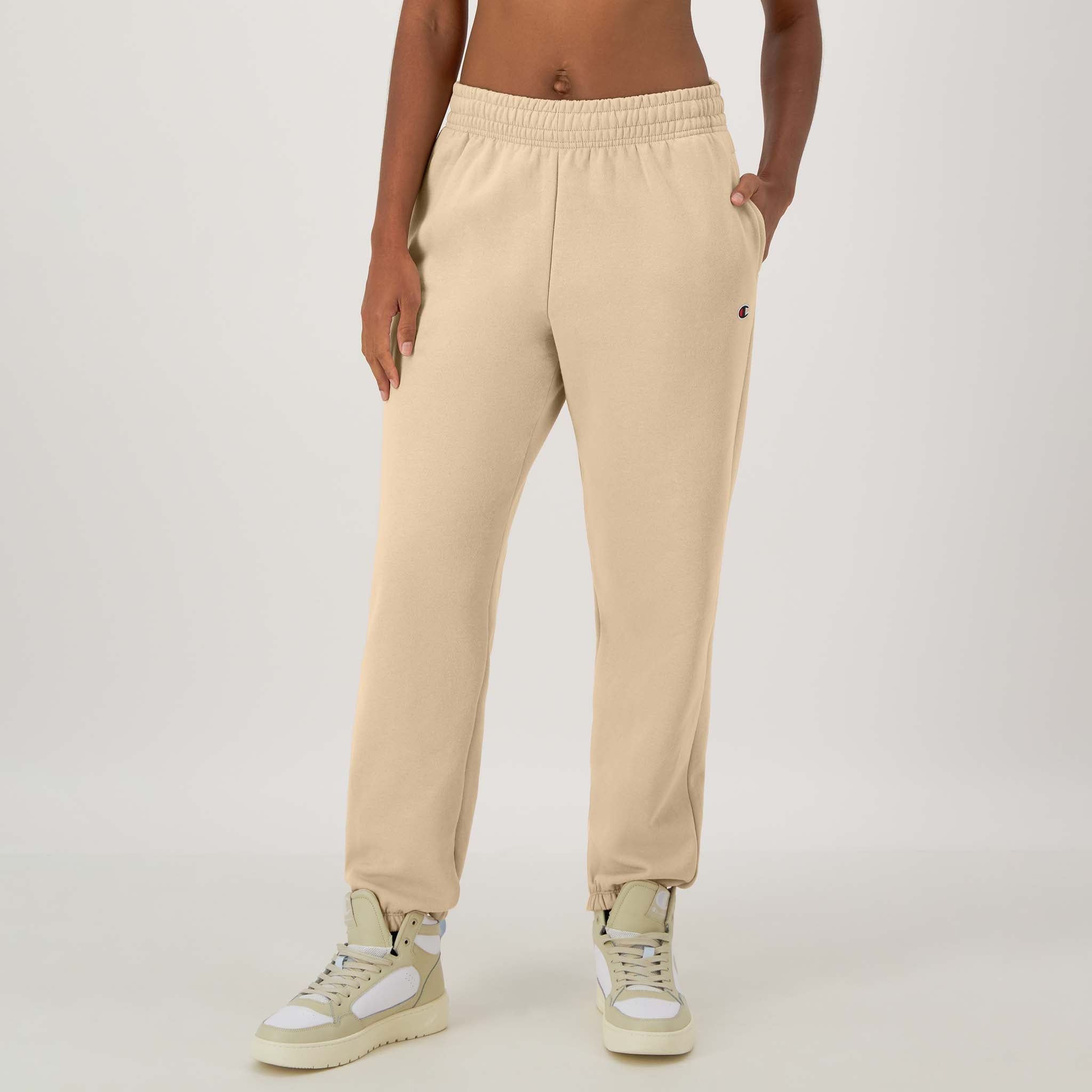 Women's Oversized Sweatpants with C Logo - Powerblend Fleece