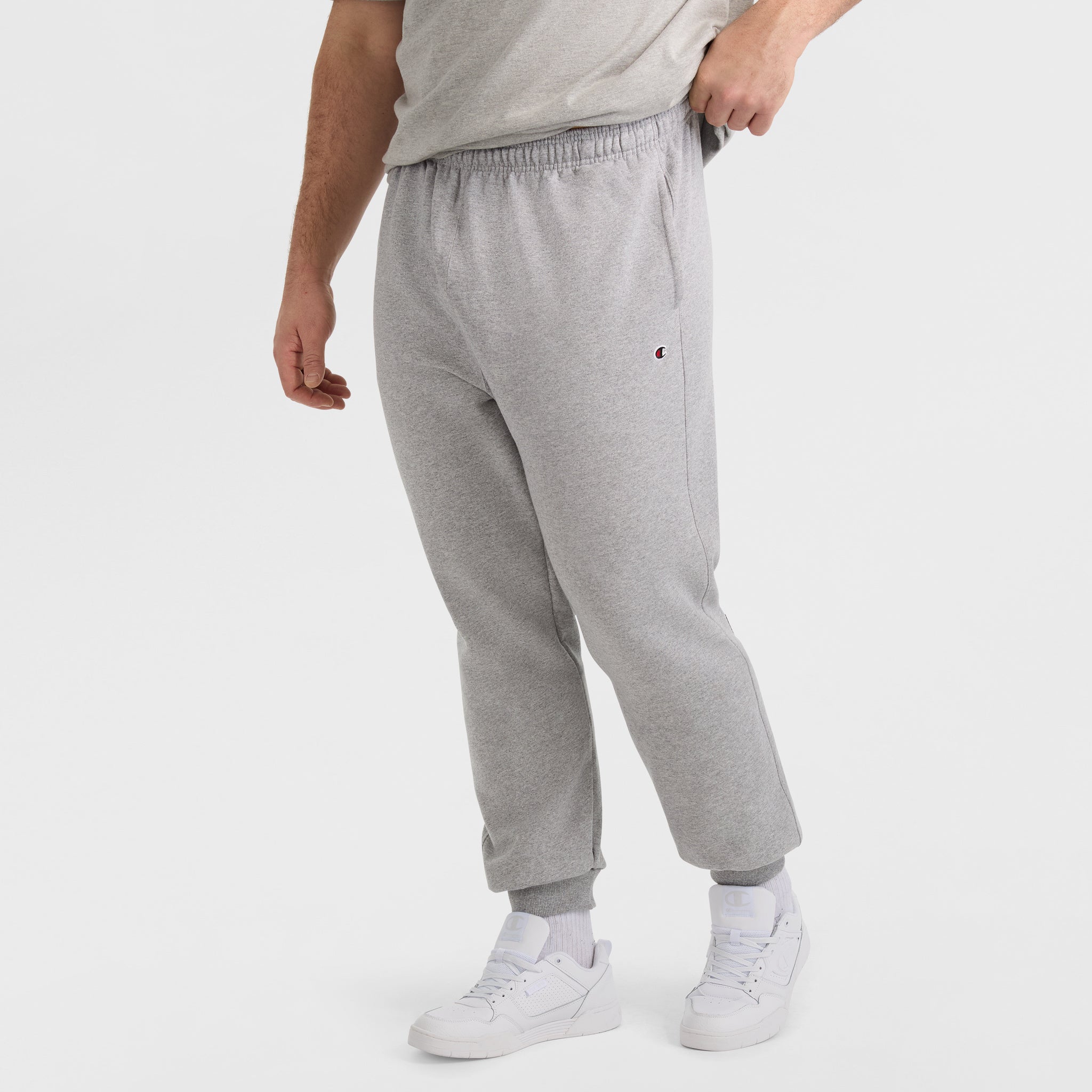 Champion Big & Tall Fleece Joggers with C Logo - Soft & Durable