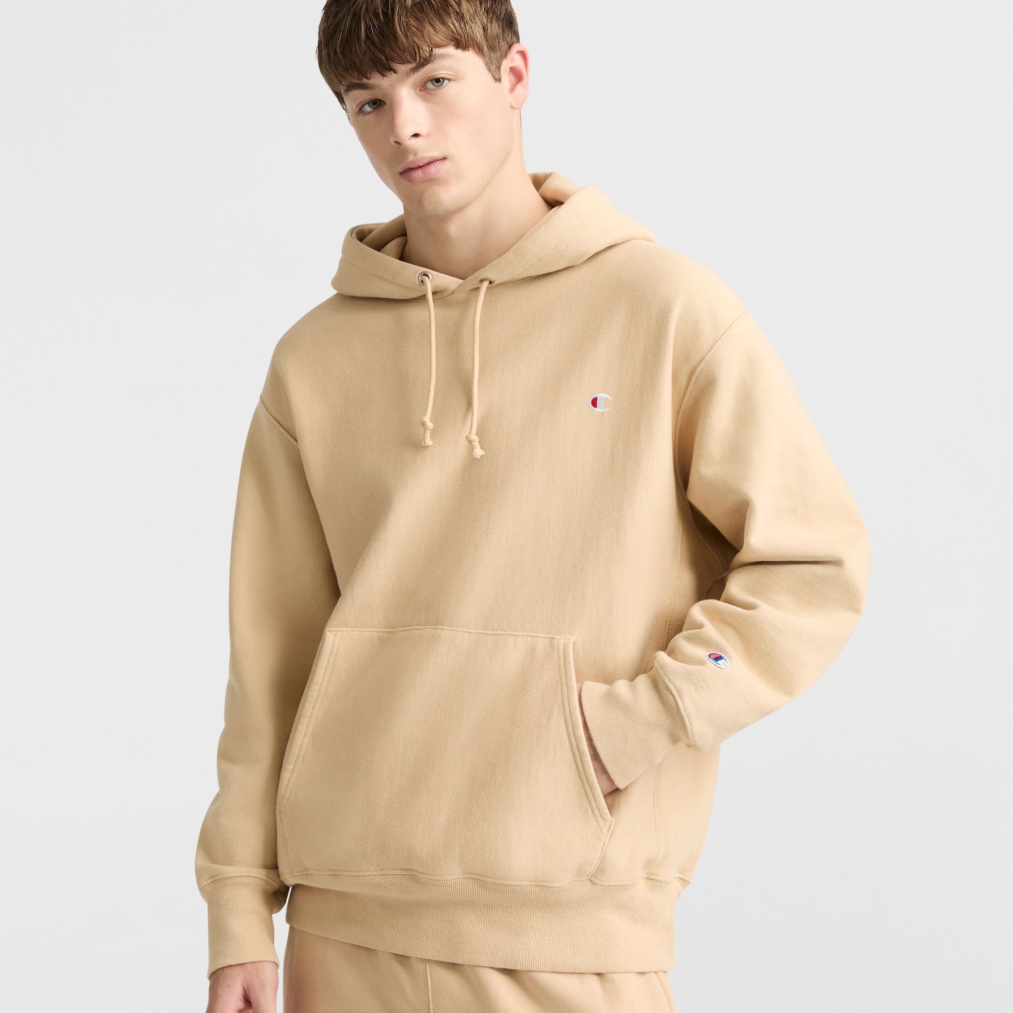 Champion Reverse Weave Men's Heavyweight Hoodie - Dropped Shoulder