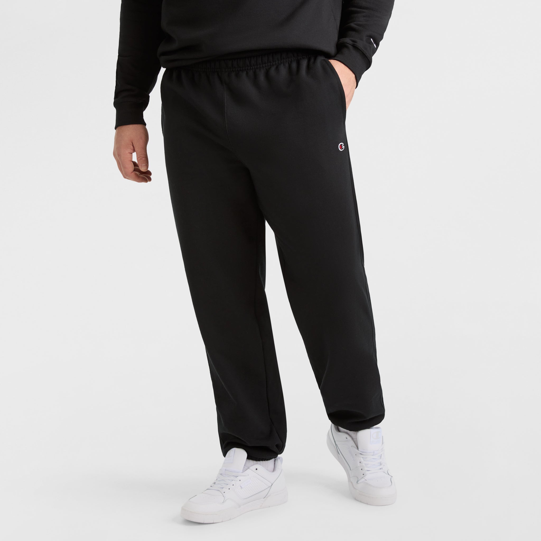 Men's Big & Tall Powerblend Sweatpants with C Logo & Cinched Hem