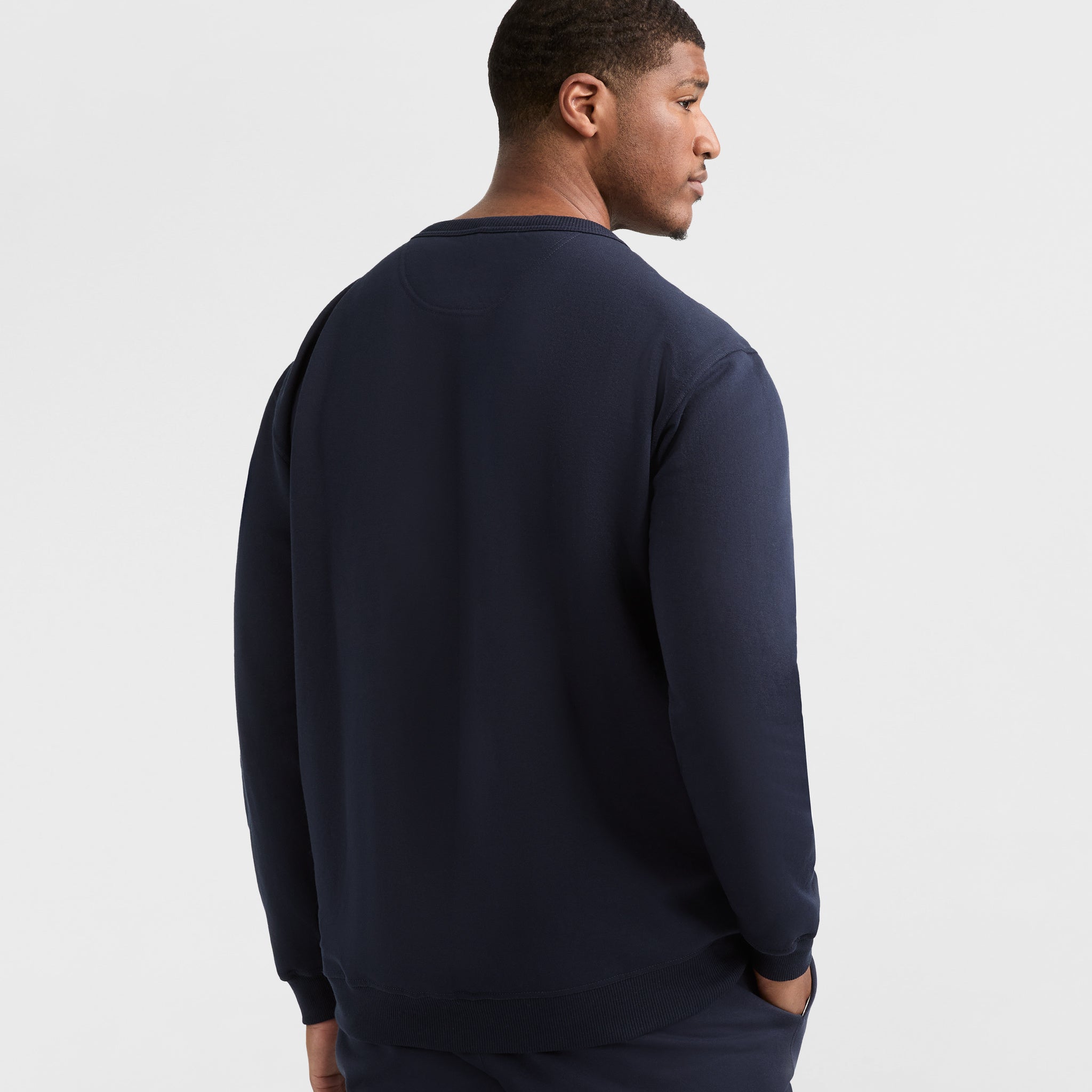 Champion Powerblend Big & Tall Crewneck Sweatshirt with C Logo