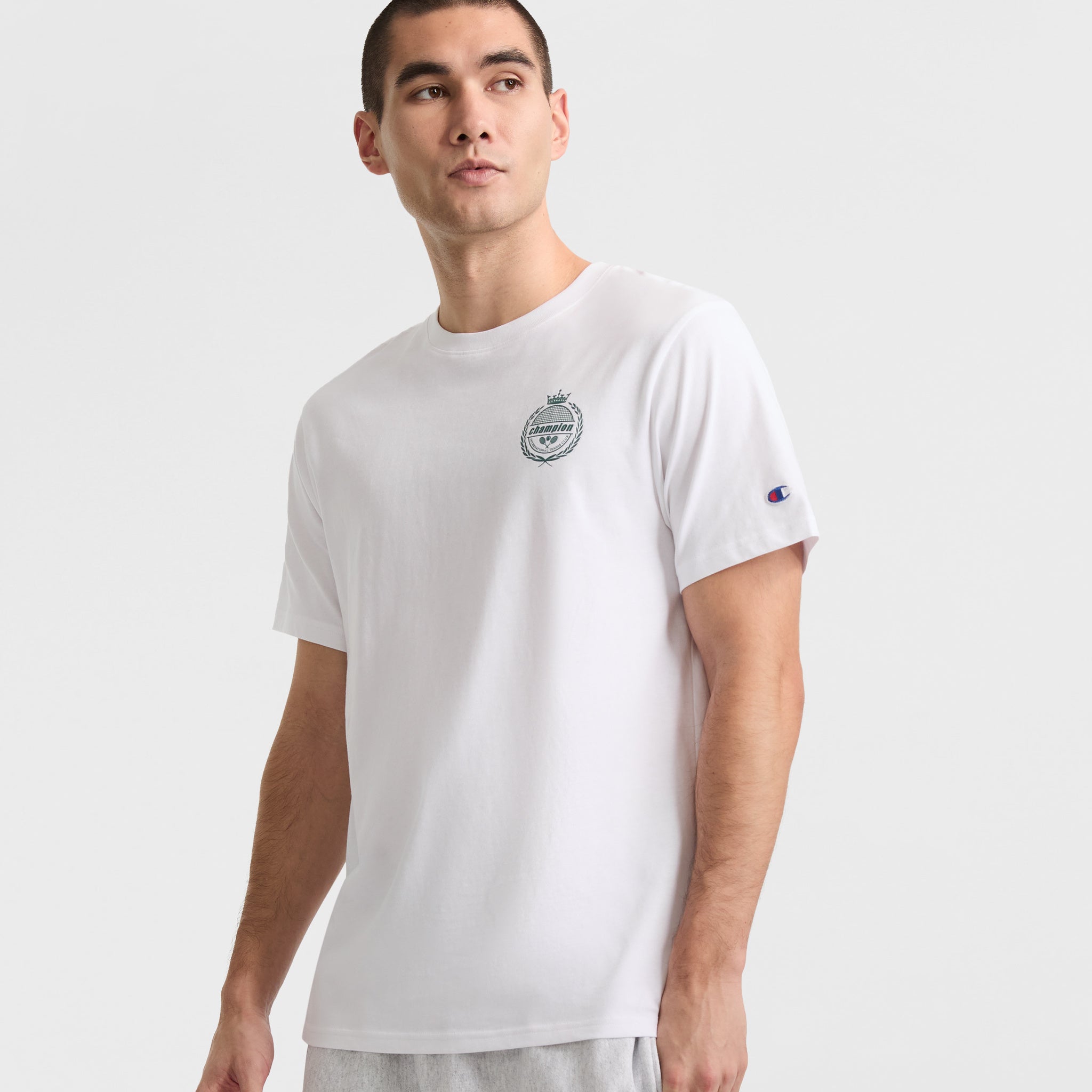 Men's Tennis Crest Short-Sleeve T-Shirt - Rochester Athletic Tee