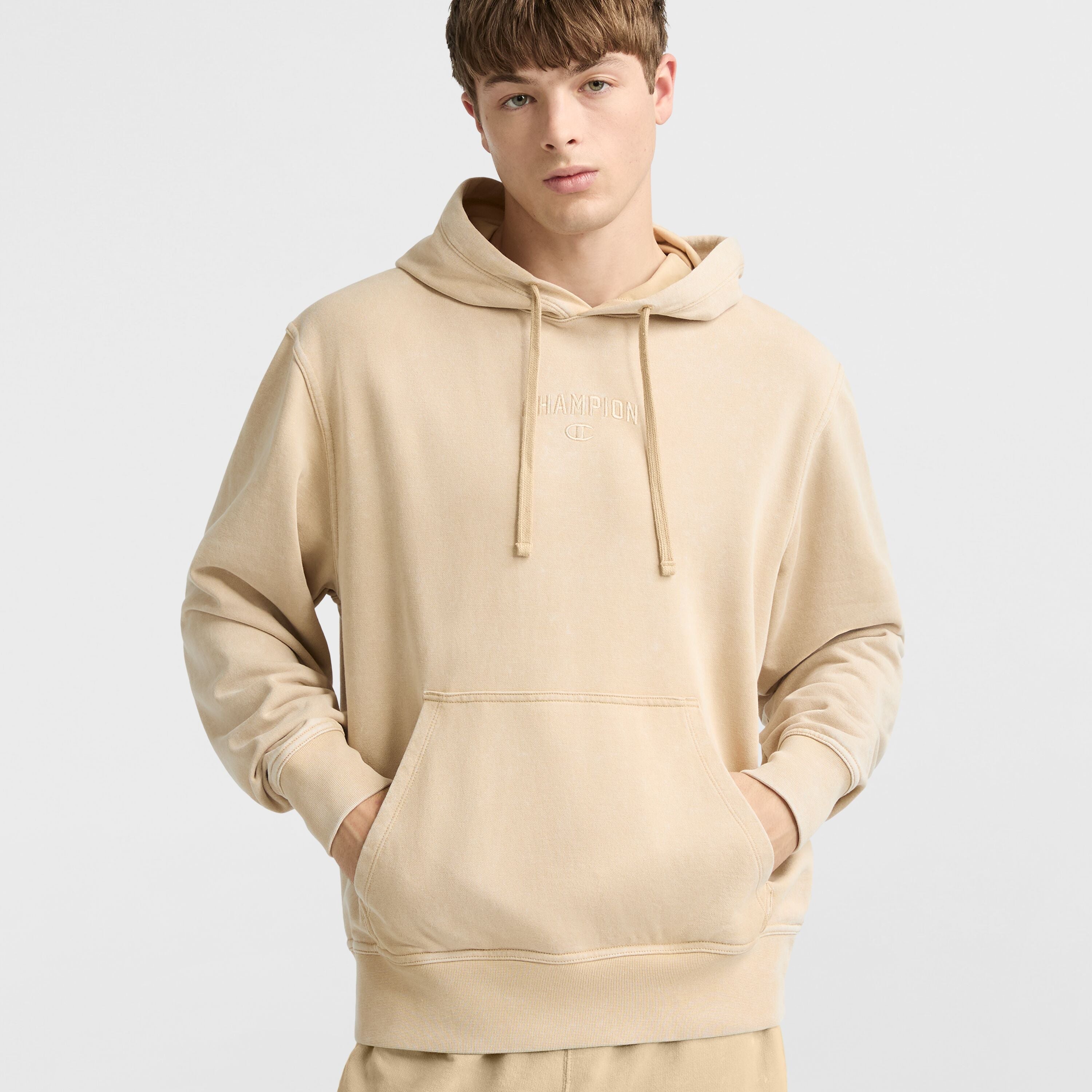 Champion Vintage Wash Lightweight Men's Hoodie with Kanga Pocket