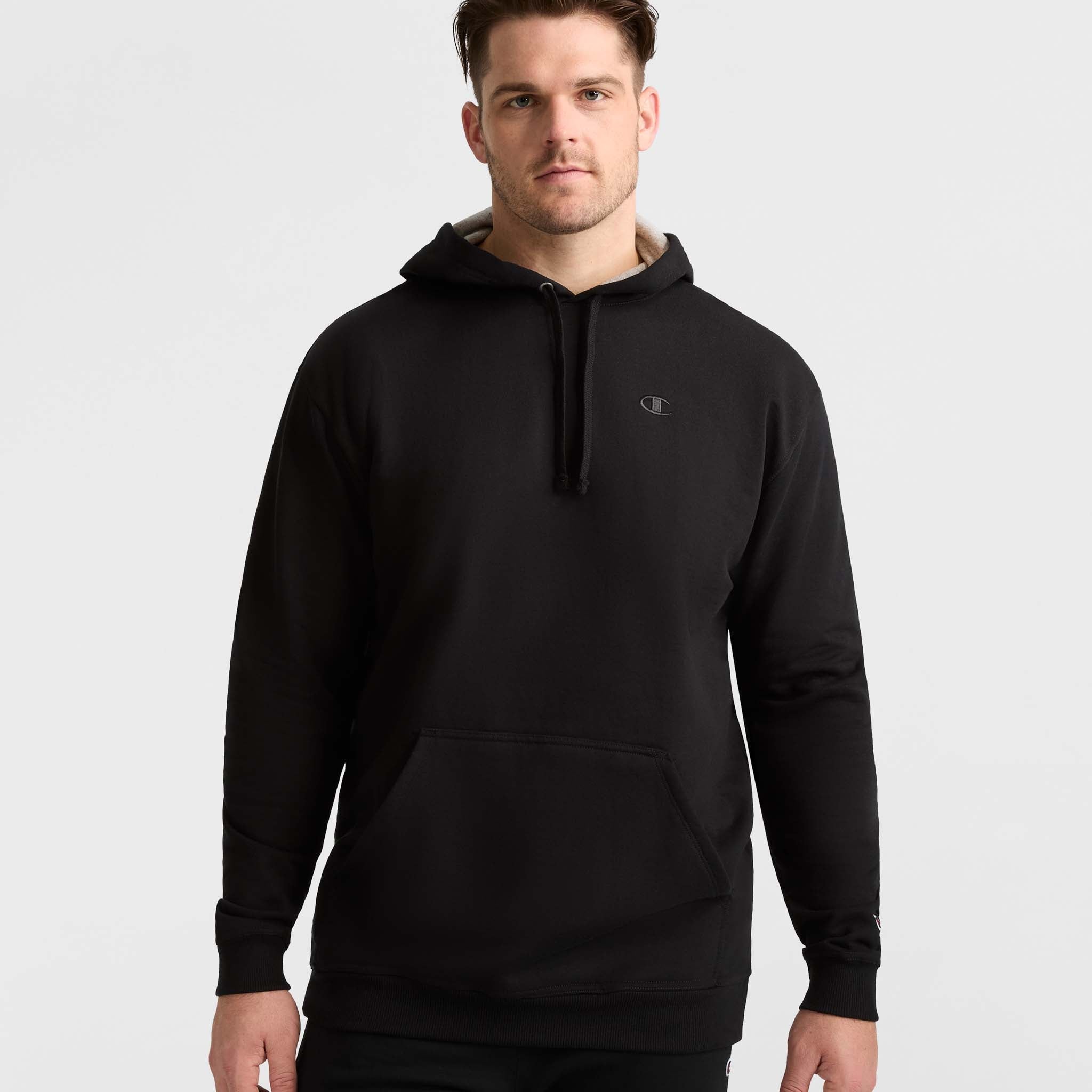 Men's Big & Tall Powerblend Hoodie with C Logo - Classic Fit