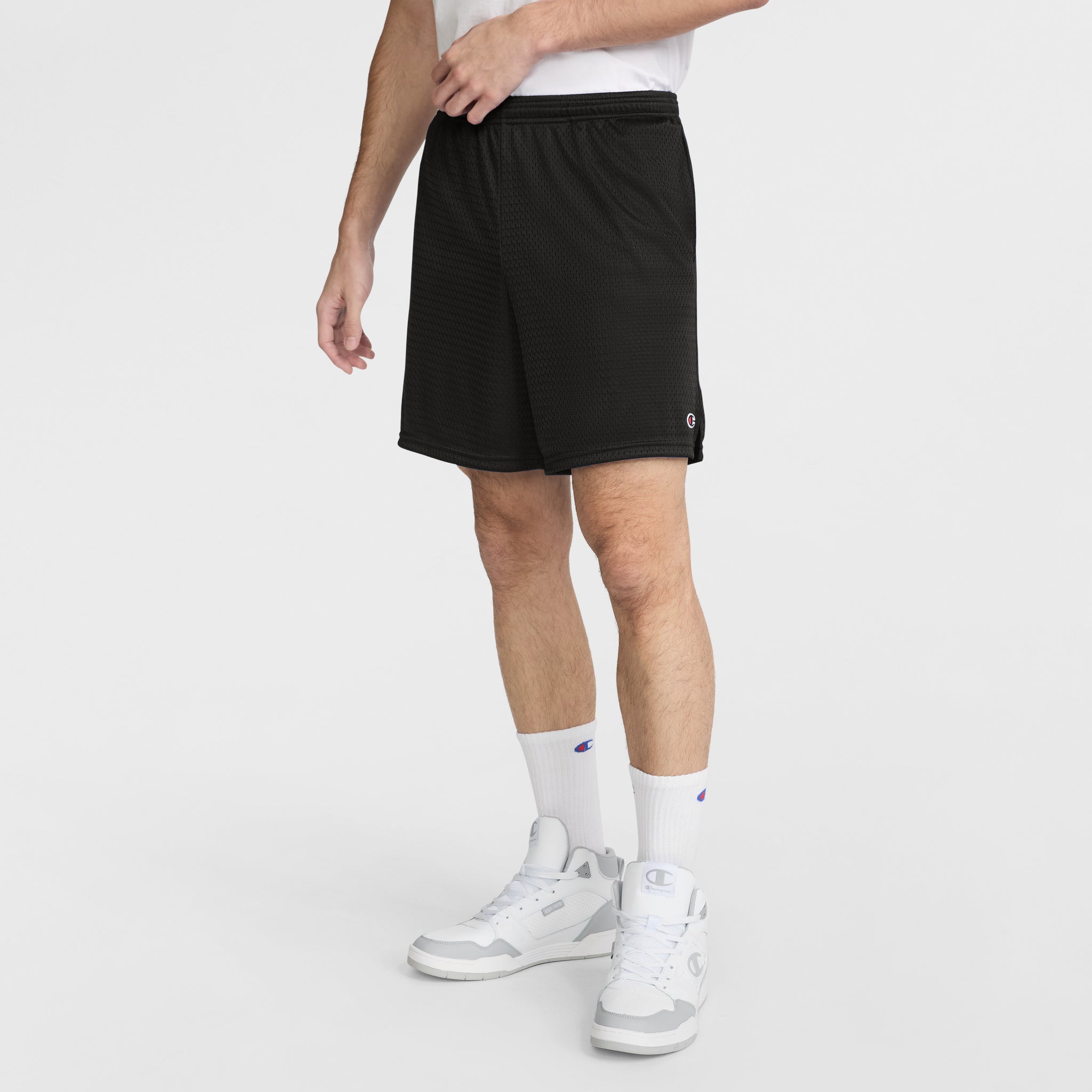 Champion Men's 7" Mesh Shorts with C Logo – Classic Fit