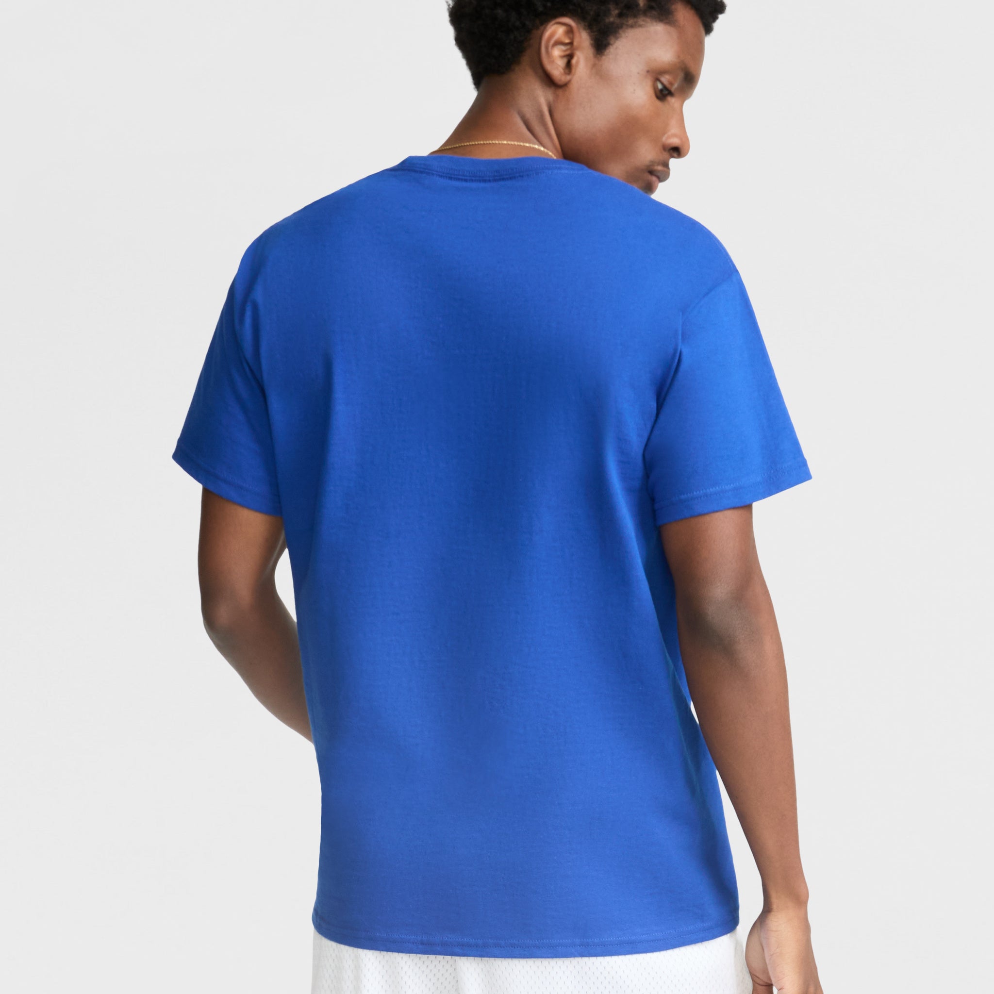 Men's Classic Cotton T-Shirt with Embroidered C Logo