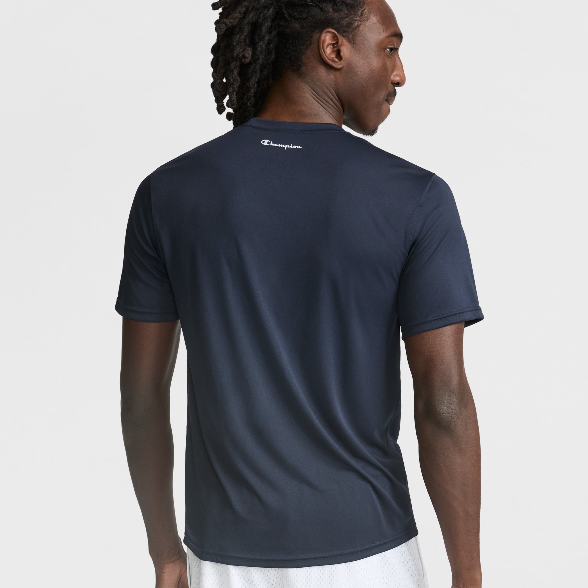 Champion Reflective Logo Men's Sport T-Shirt – Moisture Wicking & Anti-Odor