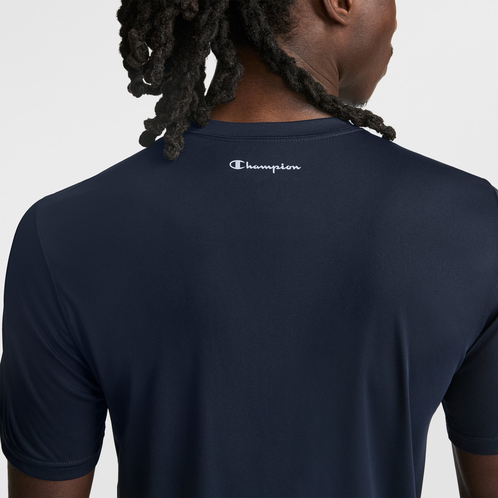 Champion Reflective Logo Men's Sport T-Shirt – Moisture Wicking & Anti-Odor