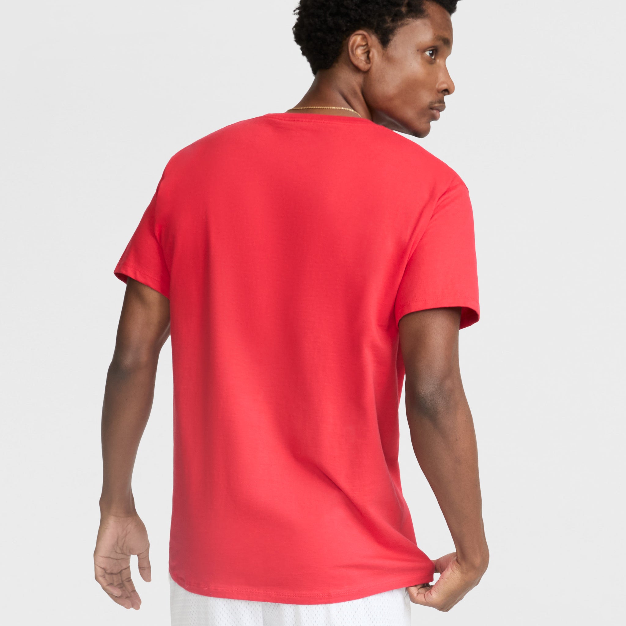 Men's Classic Cotton T-Shirt with Embroidered C Logo