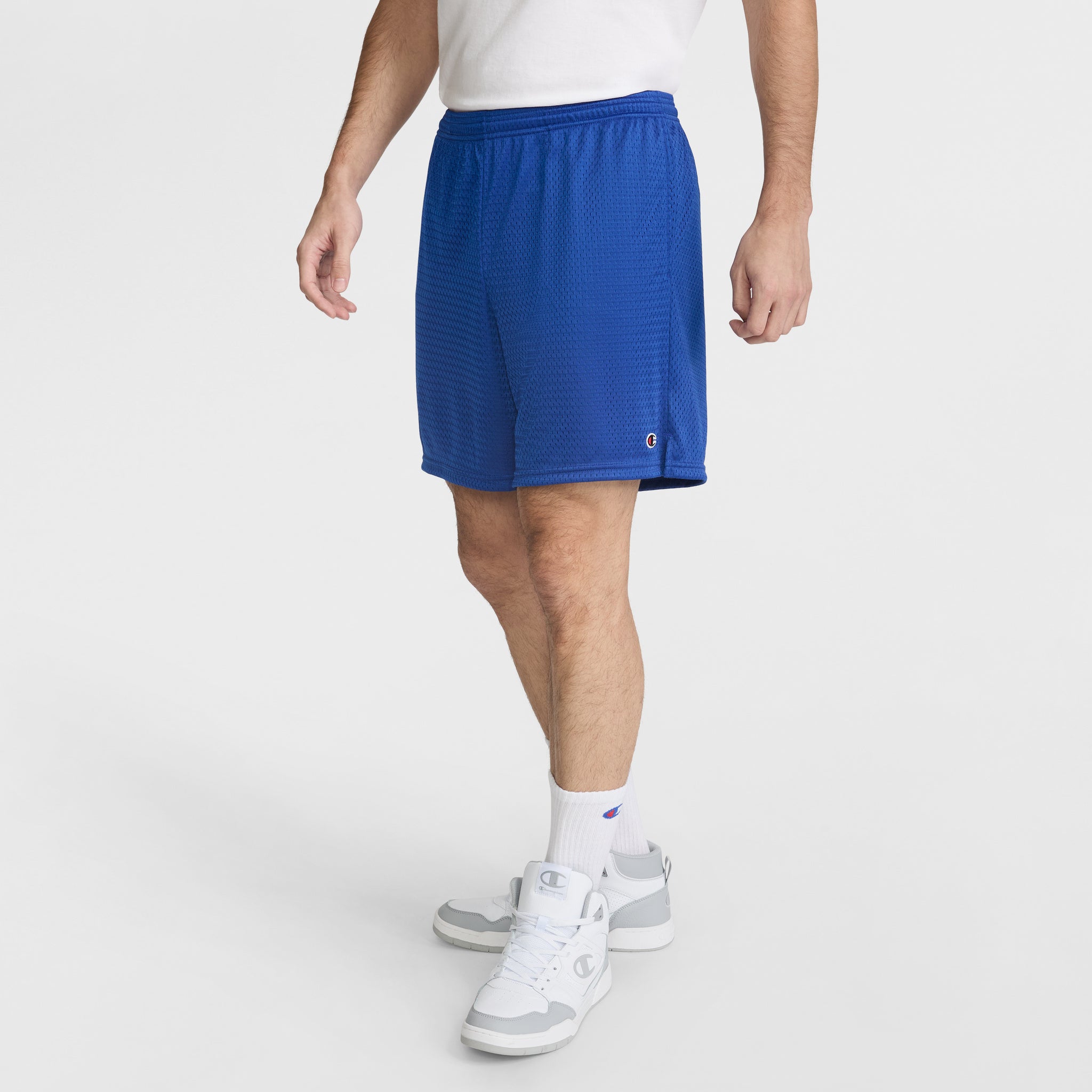 Champion Men's 7" Mesh Shorts with C Logo – Classic Fit