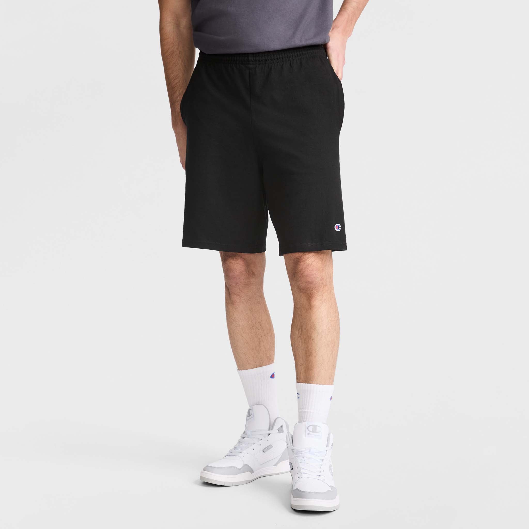 Men's Lightweight Lounge Shorts with C Logo - 9" Inseam