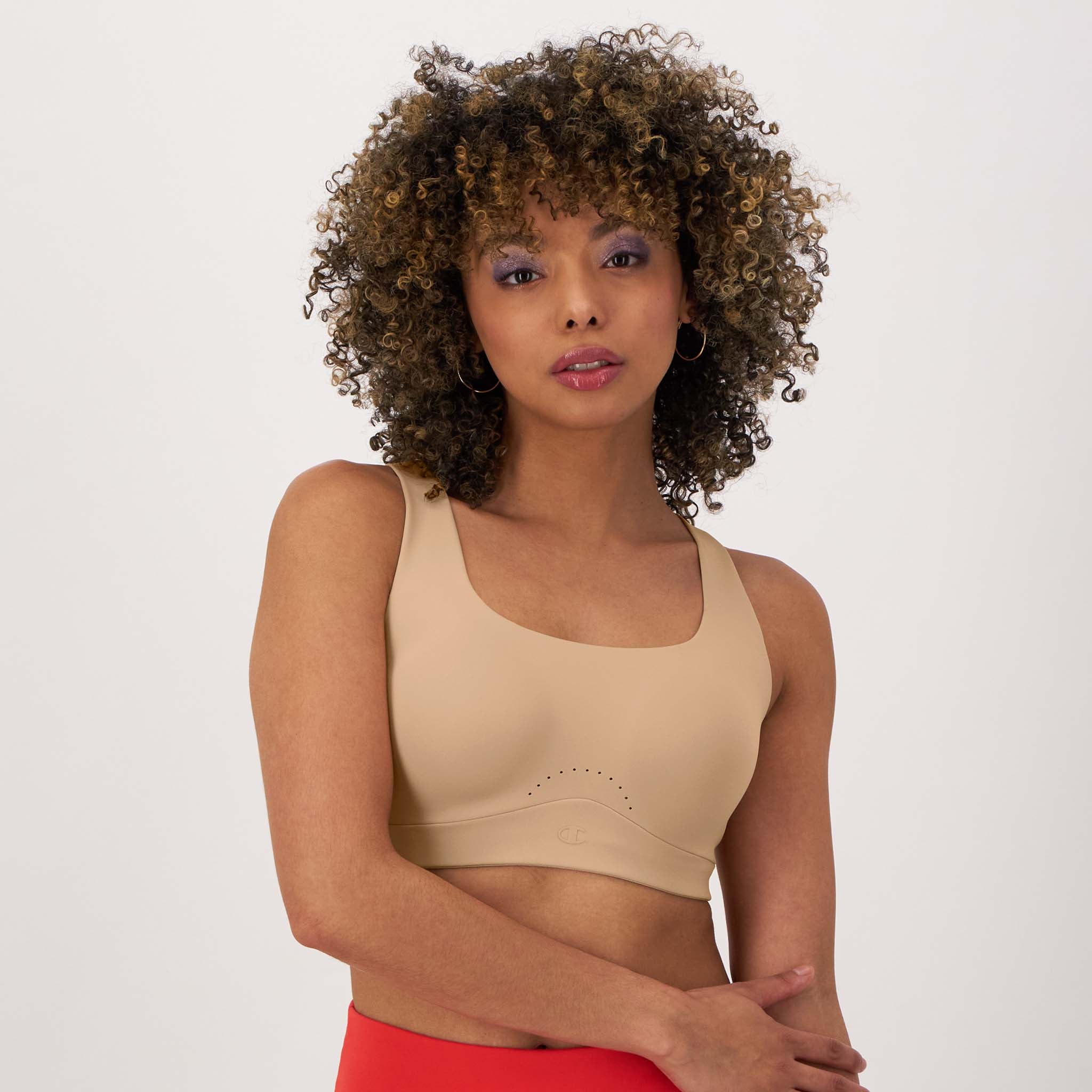 High-Impact Motion Control Sports Bra with Hybrid Sizing & Moisture-Wicking