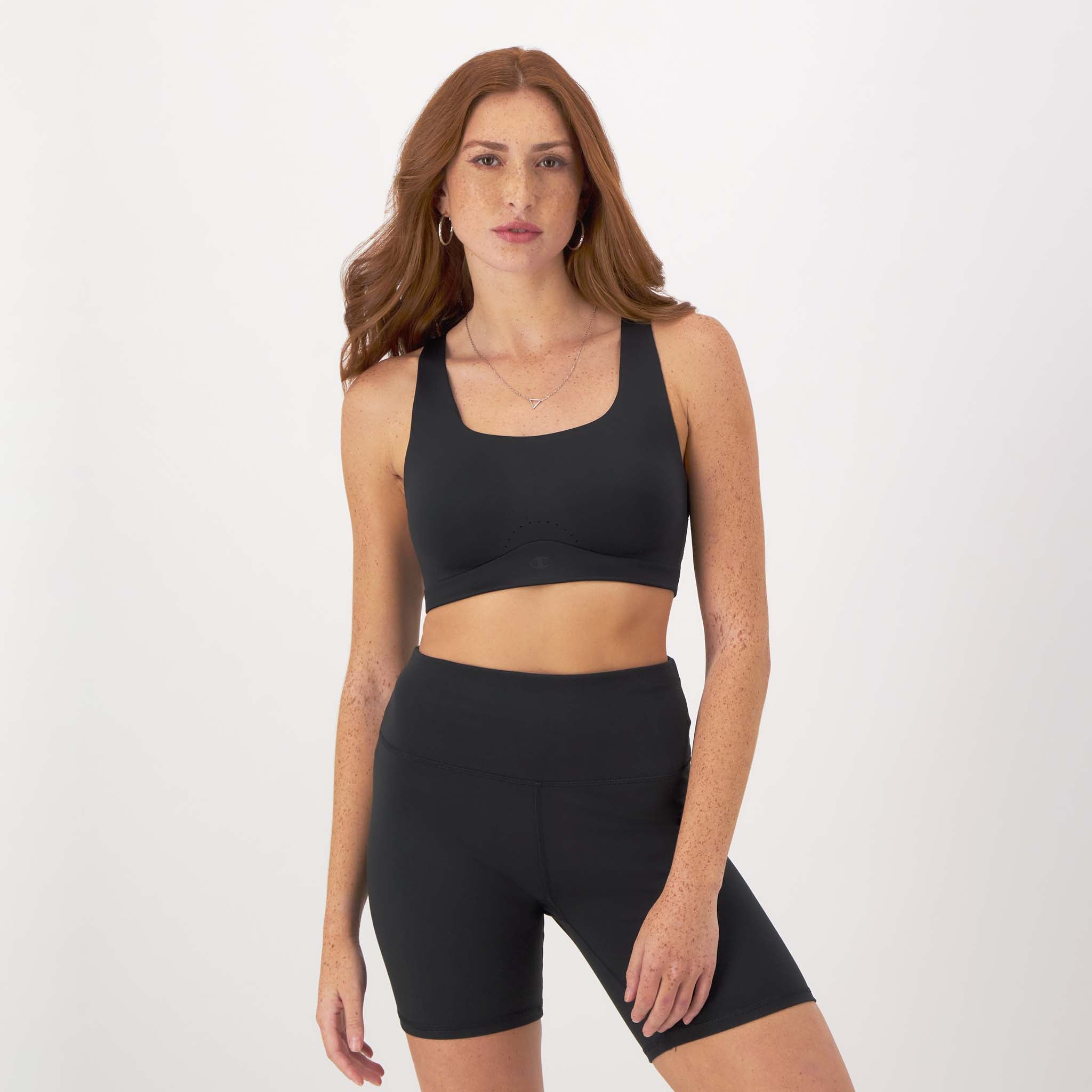 High-Impact Motion Control Sports Bra with Hybrid Sizing & Moisture-Wicking