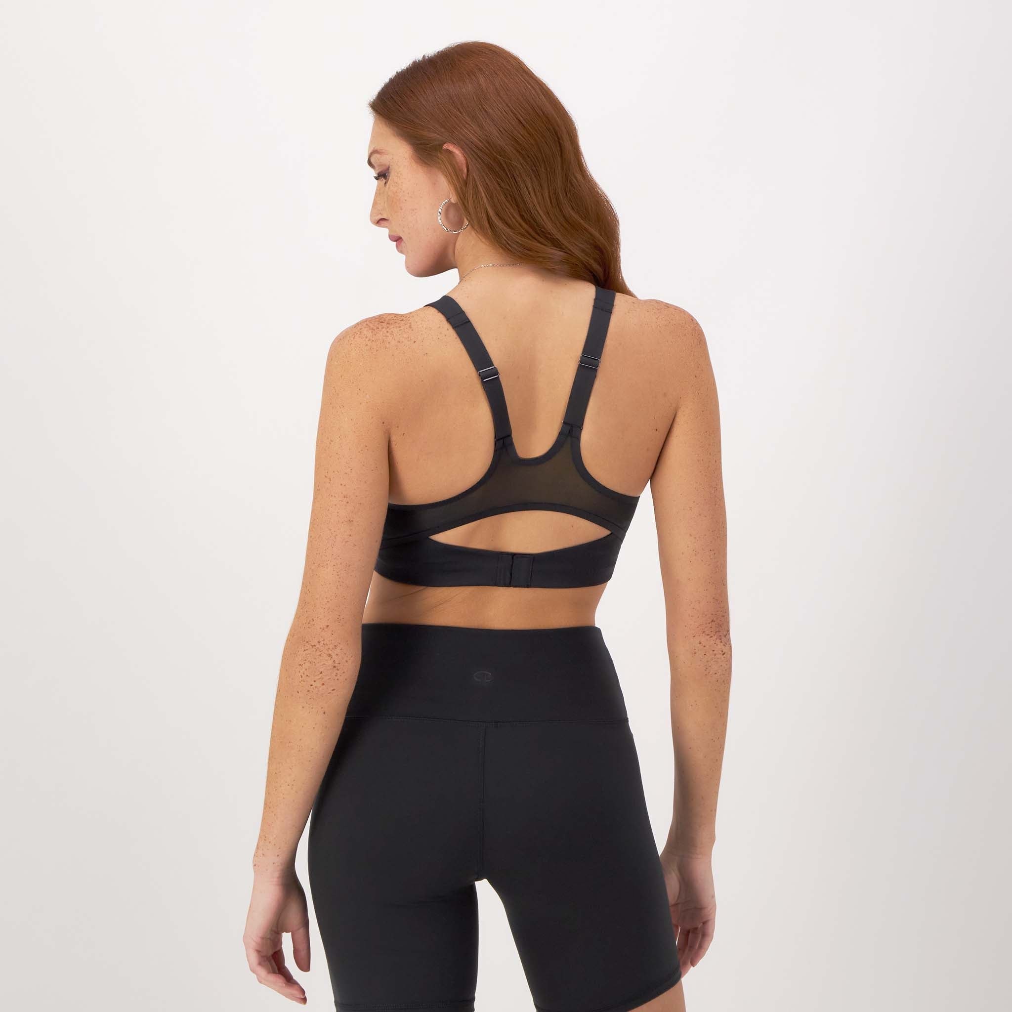 High-Impact Motion Control Sports Bra with Hybrid Sizing & Moisture-Wicking