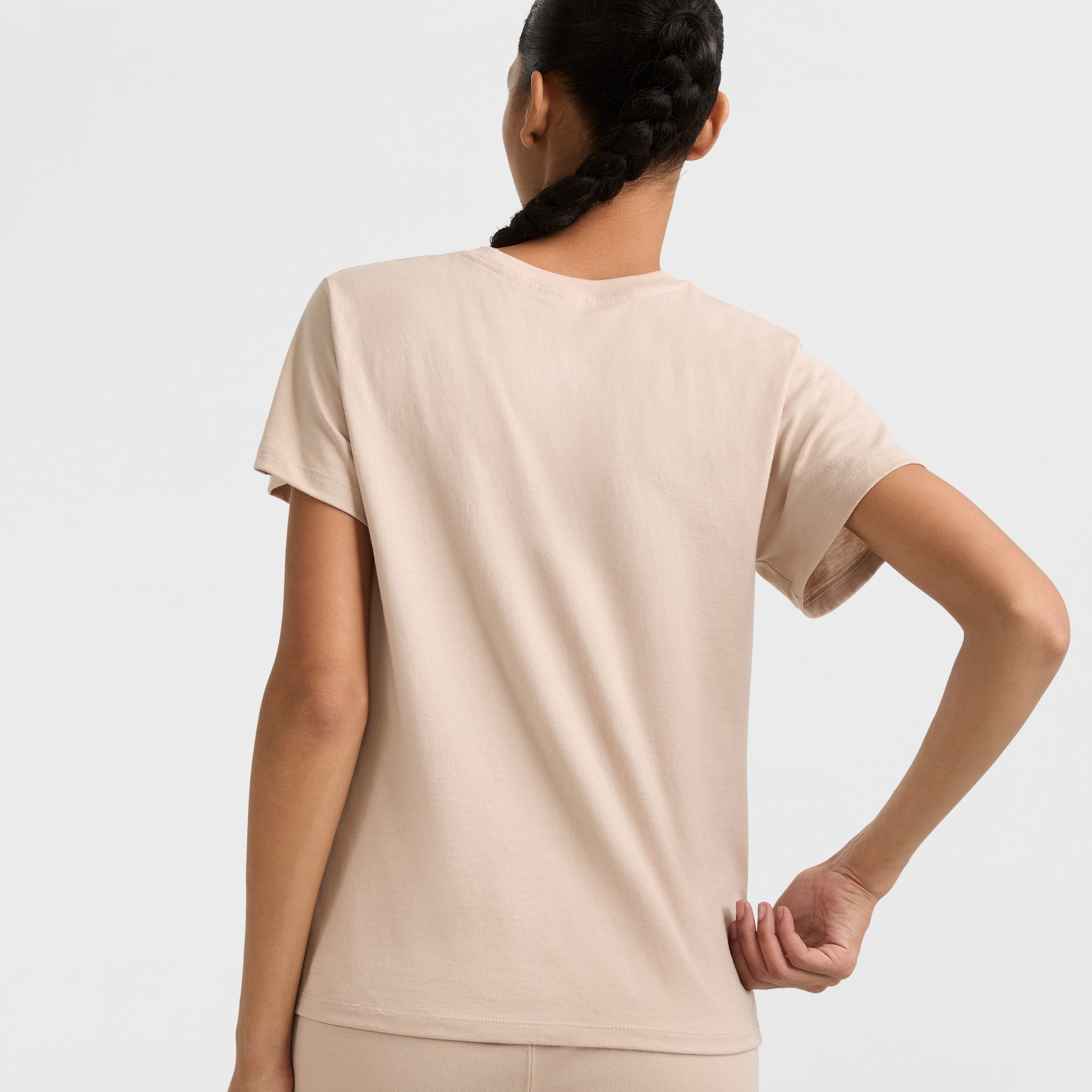 Champion Women's Classic Cotton T-Shirt with Chest Script