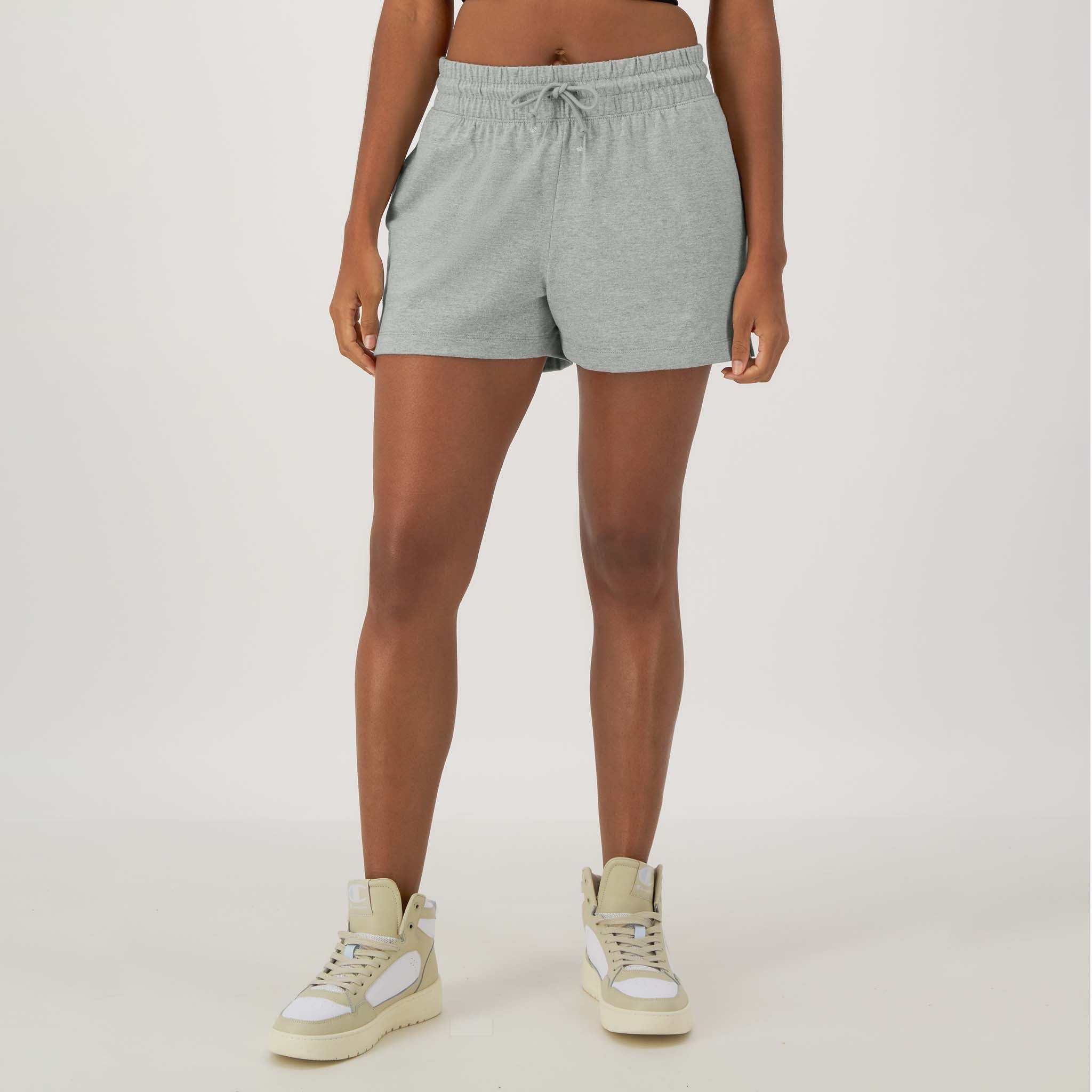 Champion Women's 3" Cotton Blend T-Shirt Shorts with C Logo