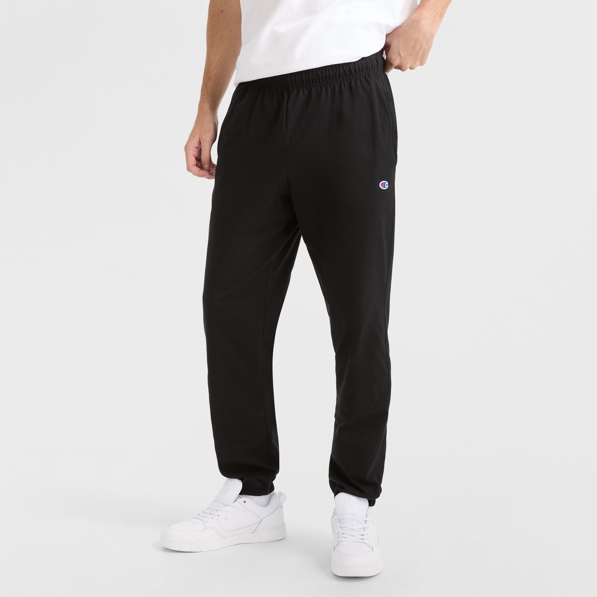 Men's Lightweight Lounge Pants with Cinched Hem & C Logo