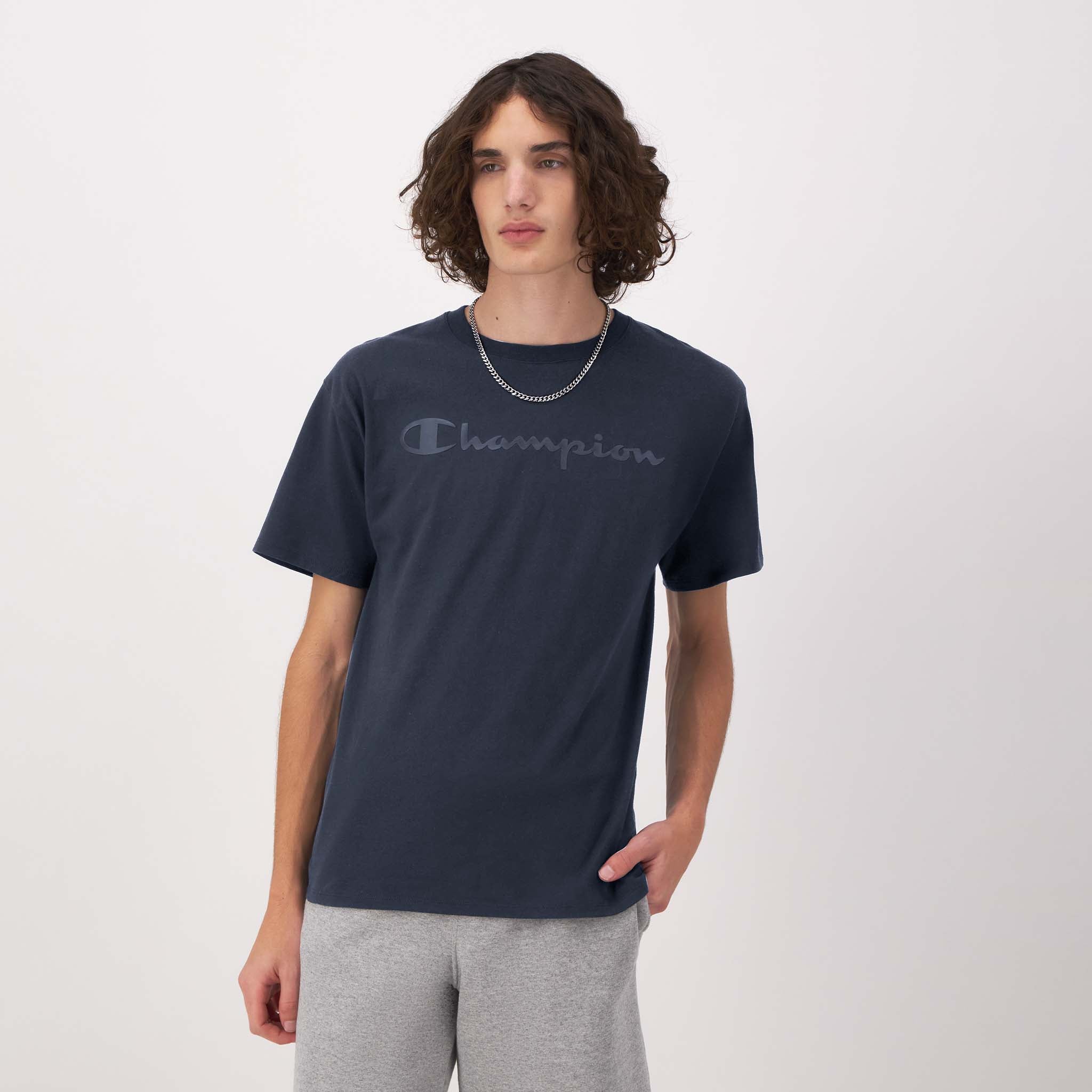 Champion Classic Men's Graphic T-Shirt with Tonal Logo