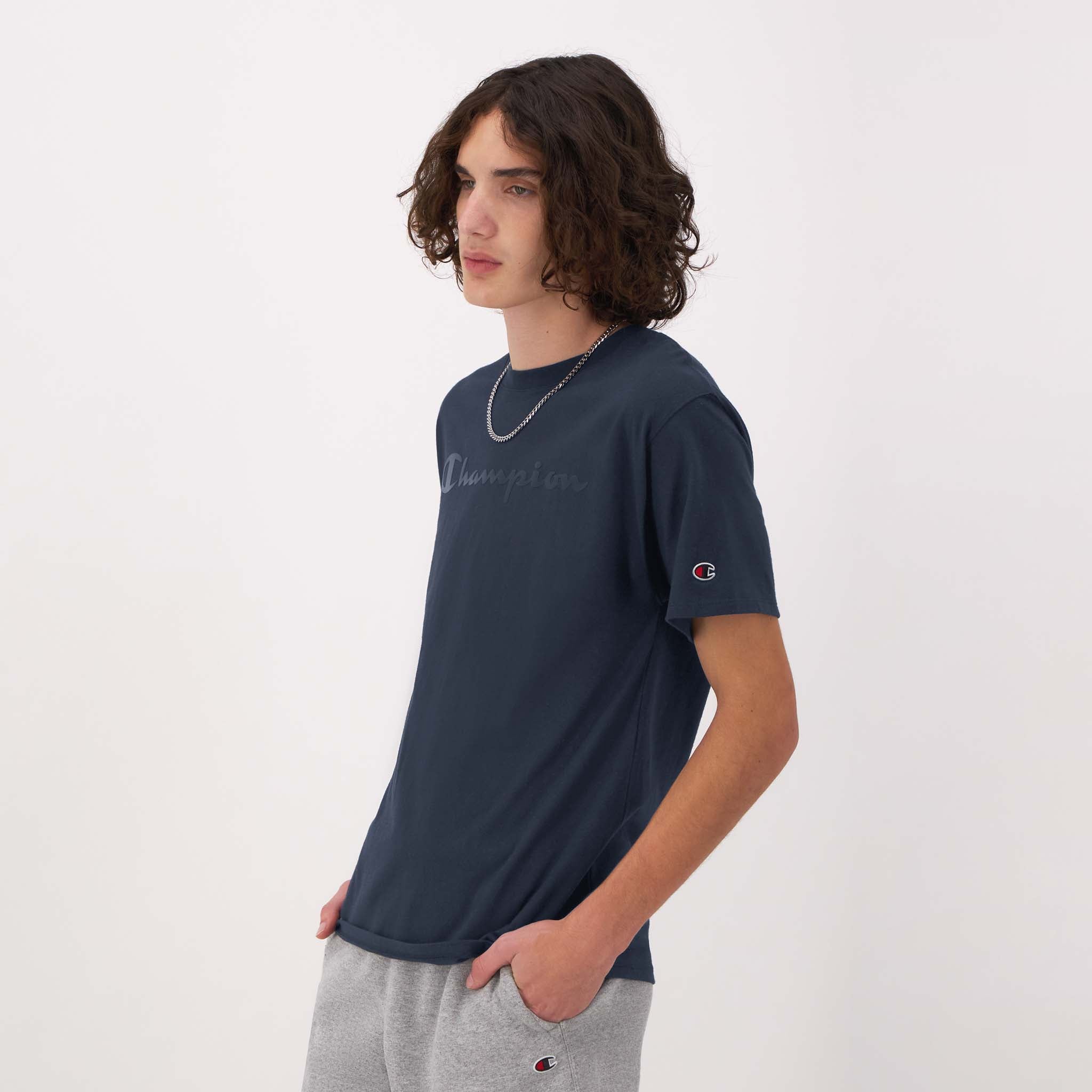 Champion Classic Men's Graphic T-Shirt with Tonal Logo