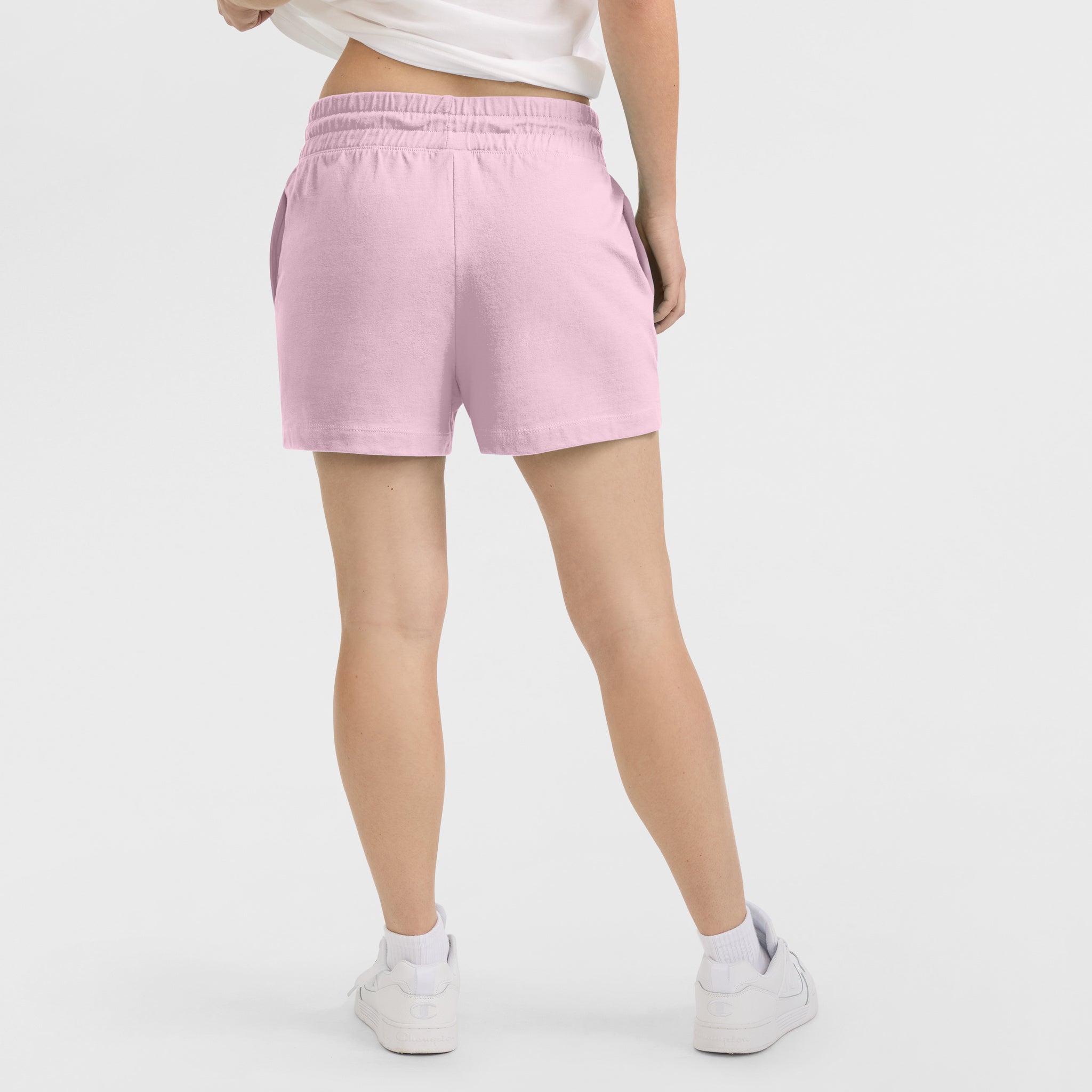 Champion Women's 3" Cotton Blend T-Shirt Shorts with C Logo