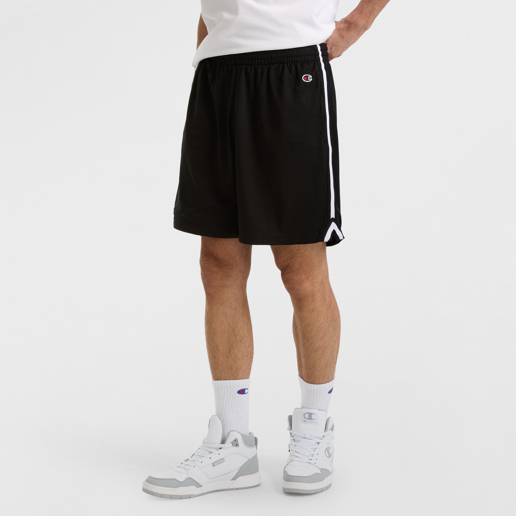 Men's 7" Athletic Shorts with Mesh & Side Vents for Training