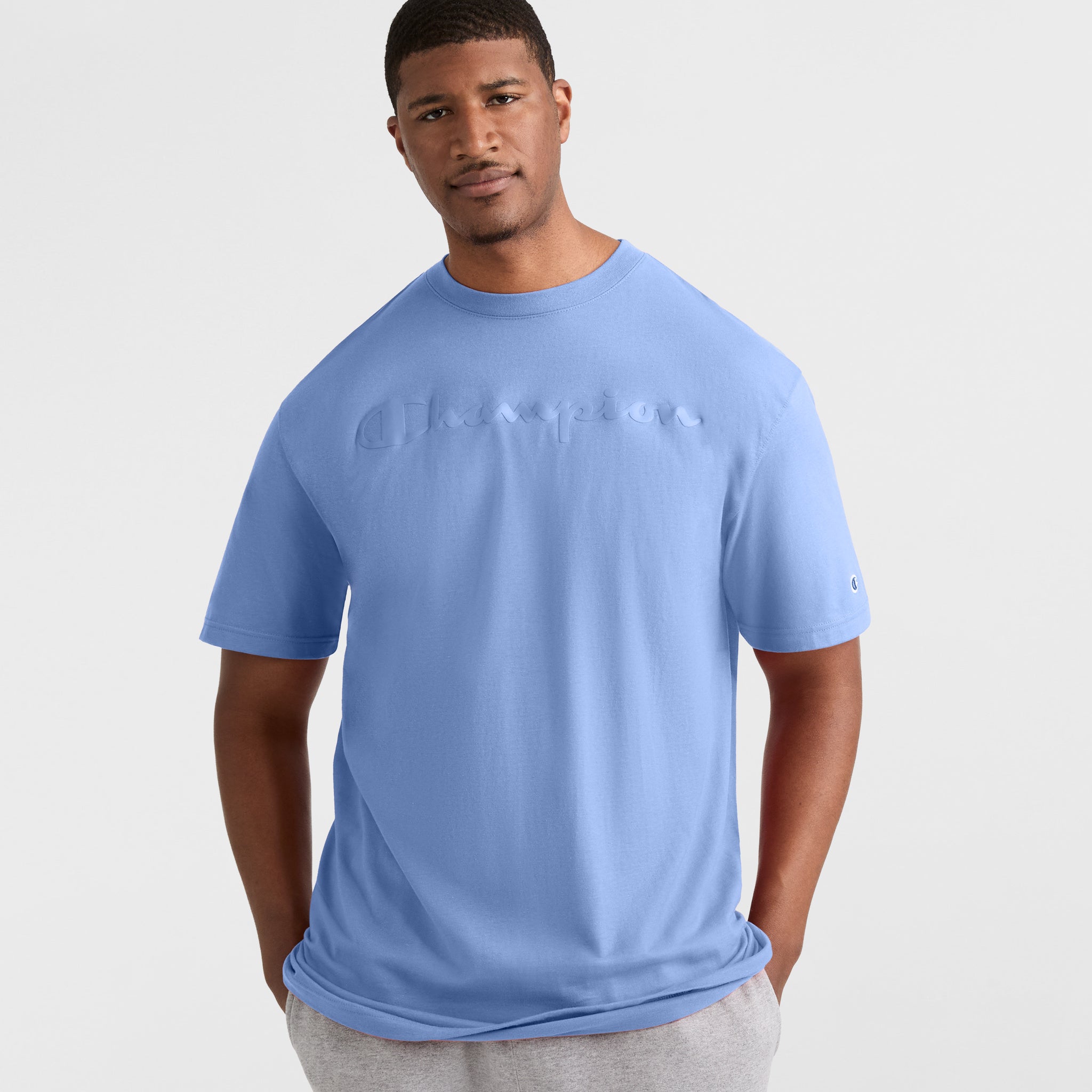 Champion Big & Tall Classic Graphic T-Shirt with Script Logo