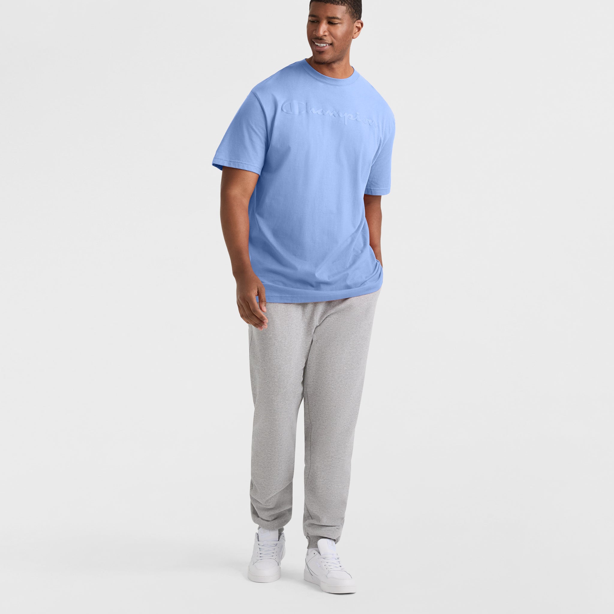 Champion Big & Tall Classic Graphic T-Shirt with Script Logo