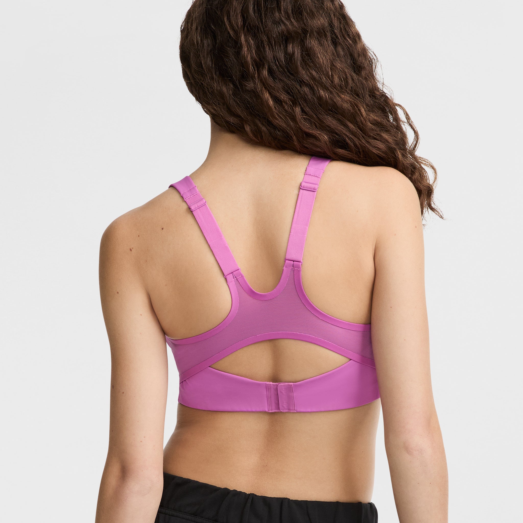 High-Impact Motion Control Sports Bra with Hybrid Sizing & Moisture-Wicking