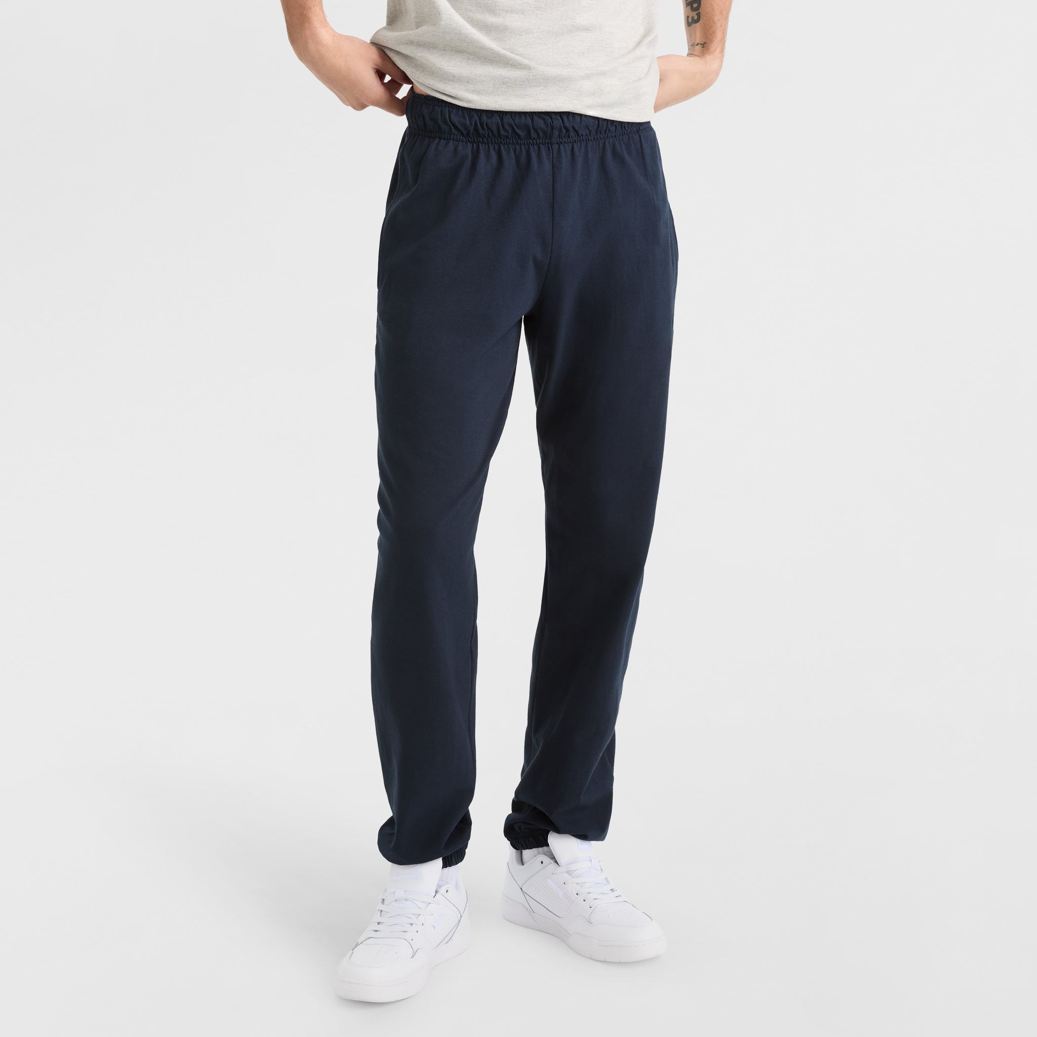 Men's Lightweight Lounge Pants with Cinched Hem & C Logo