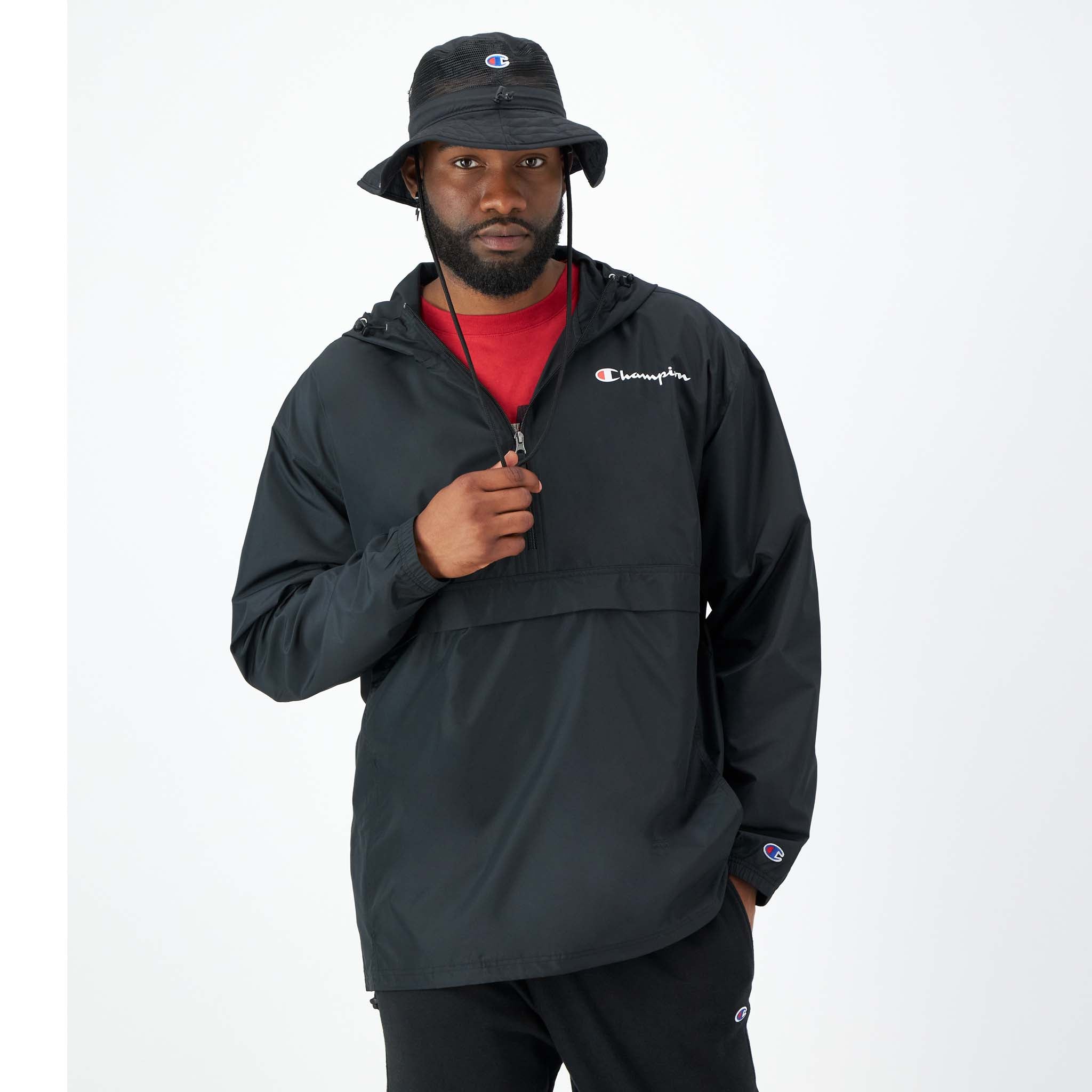 Lightweight Packable Jacket for Big & Tall - Windproof & Water-Resistant