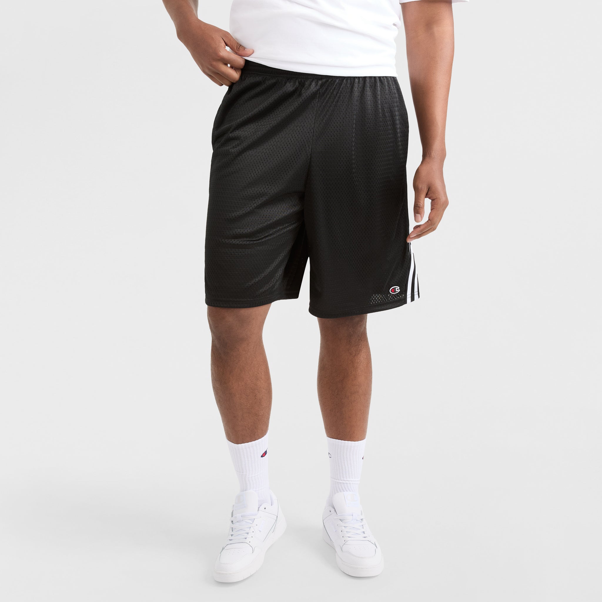 Men's Lacrosse Mesh Shorts - Big & Tall with Side Vents & Drawcord