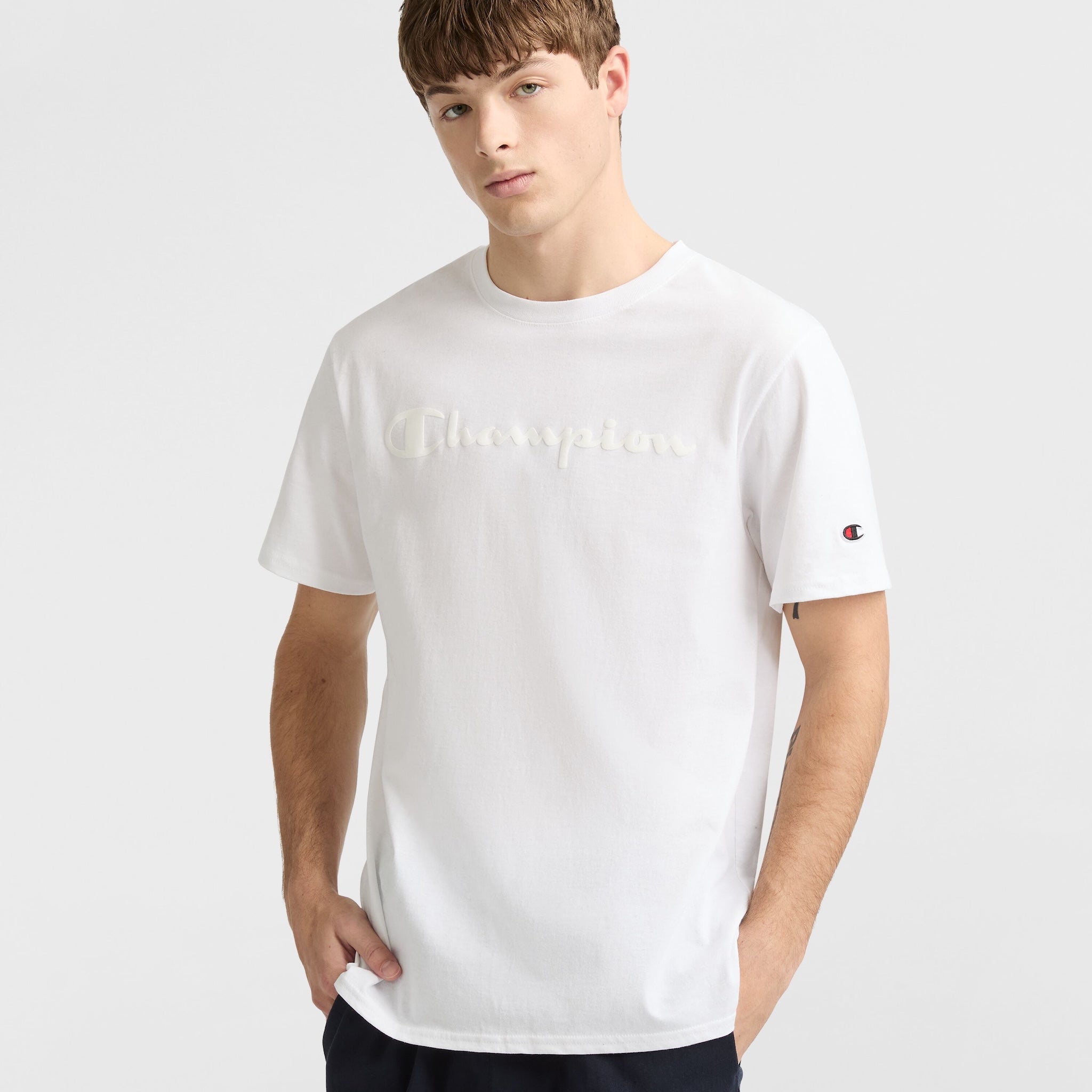 Champion Classic Men's Graphic T-Shirt with Tonal Logo