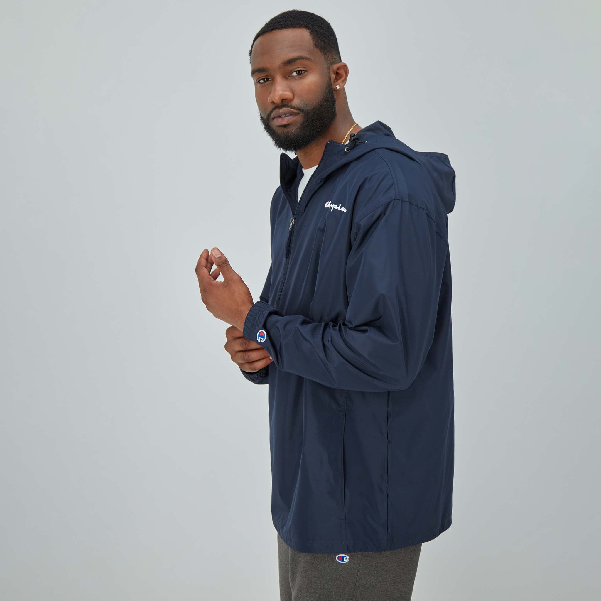 Lightweight Packable Jacket for Big & Tall - Windproof & Water-Resistant