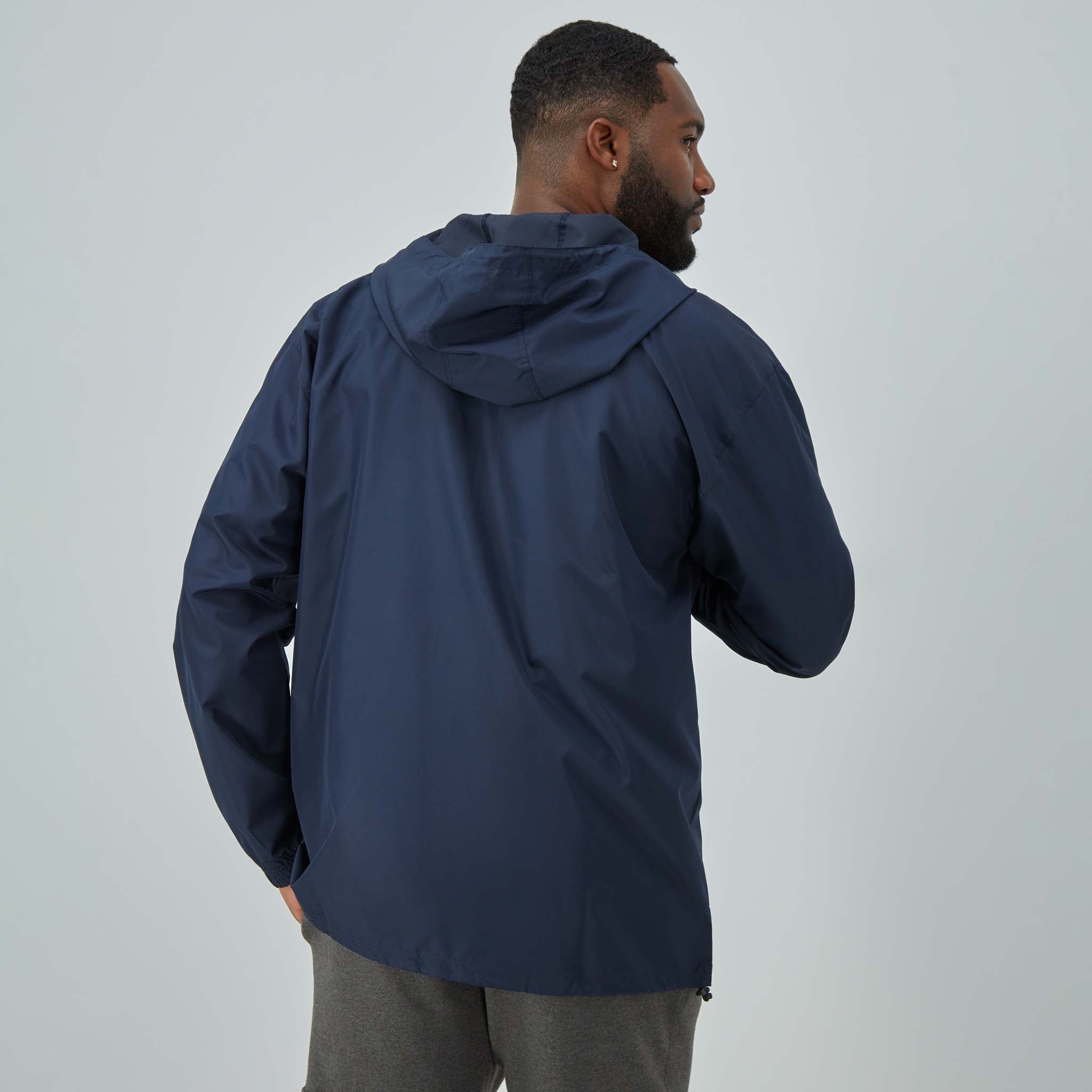 Lightweight Packable Jacket for Big & Tall - Windproof & Water-Resistant