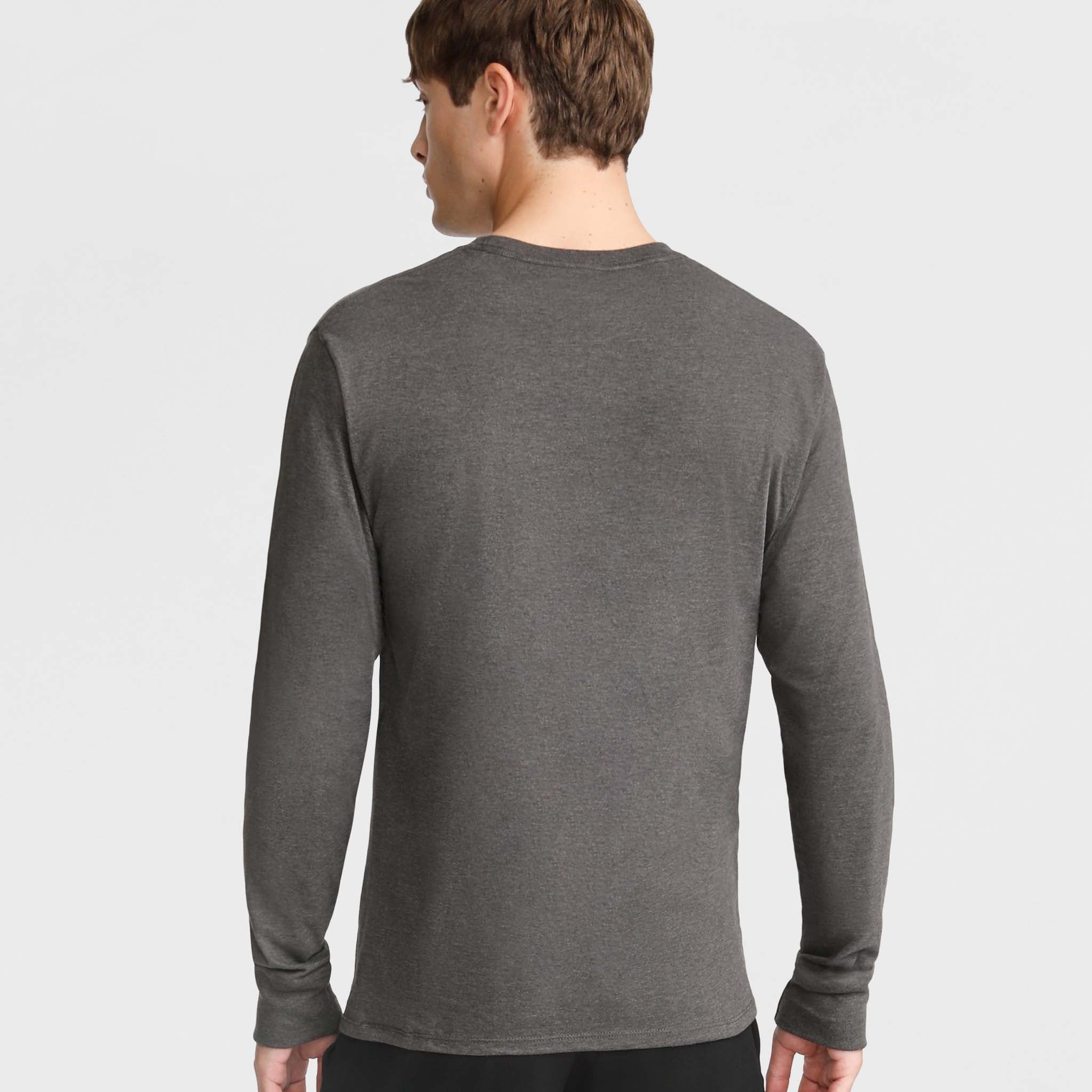 Champion Classic Script Logo Long-Sleeve T-Shirt for Men