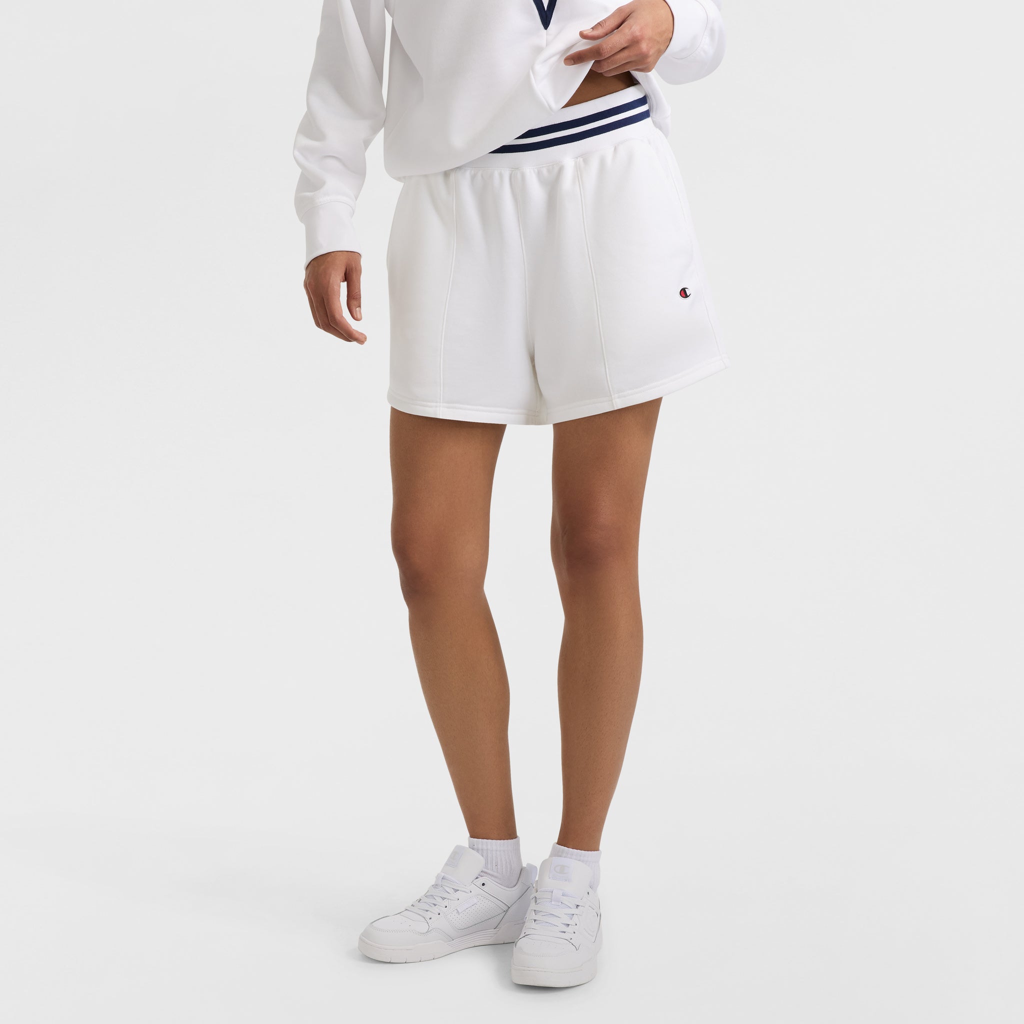 Champion Women's 3.5" Tennis Shorts with C-Patch & Side Pockets