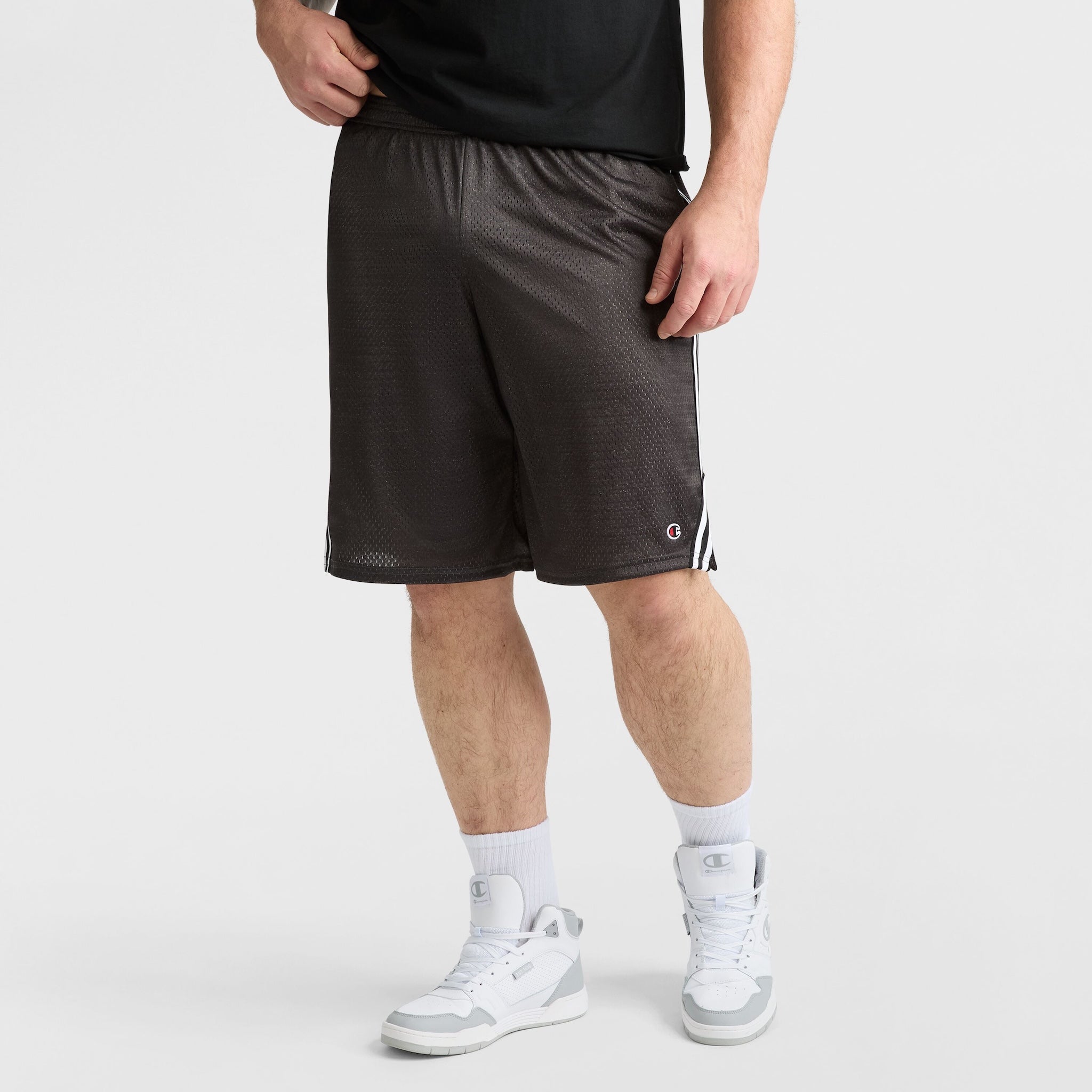 Men's Lacrosse Mesh Shorts - Big & Tall with Side Vents & Drawcord