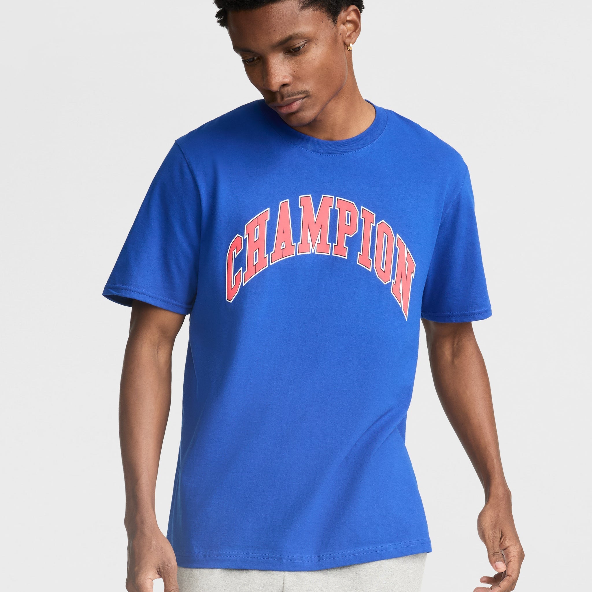 Champion Classic Arched Logo Men's Cotton T-Shirt