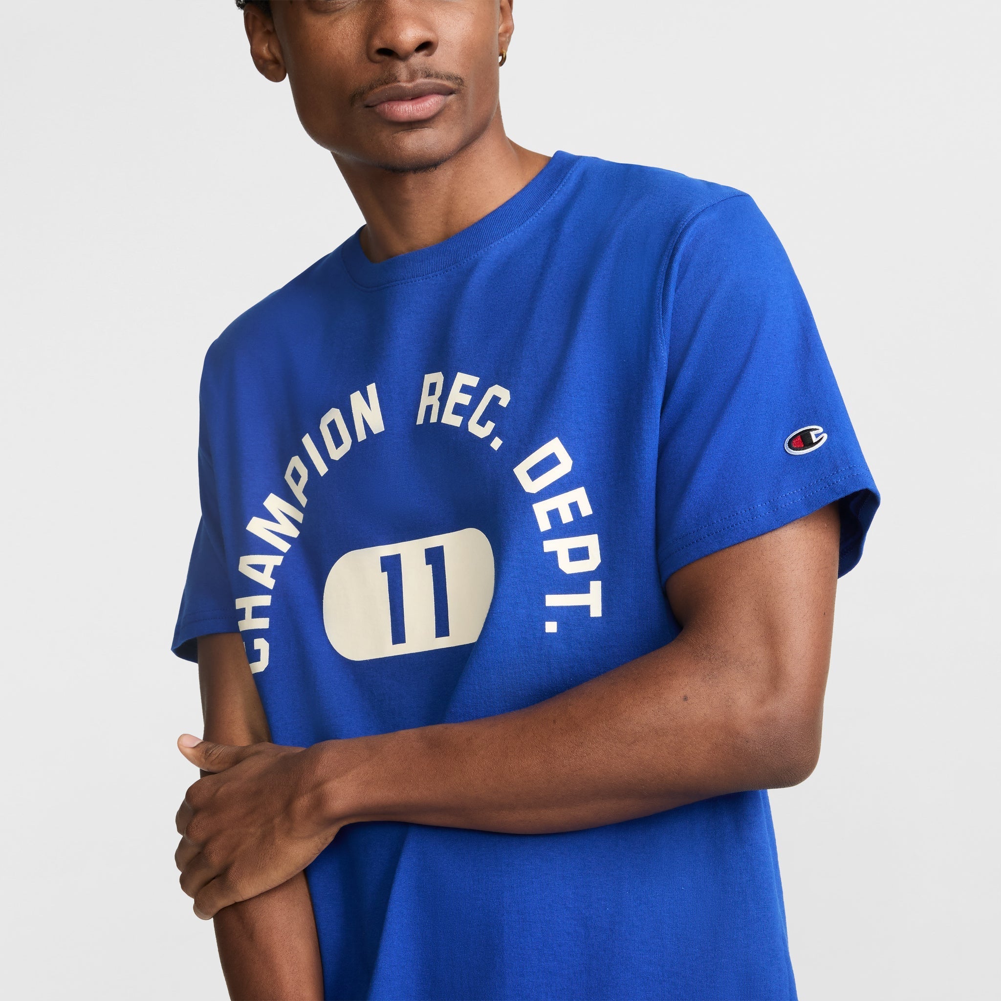 Men's Classic Graphic T-Shirt - Champion Rec Dept Cotton Crewneck