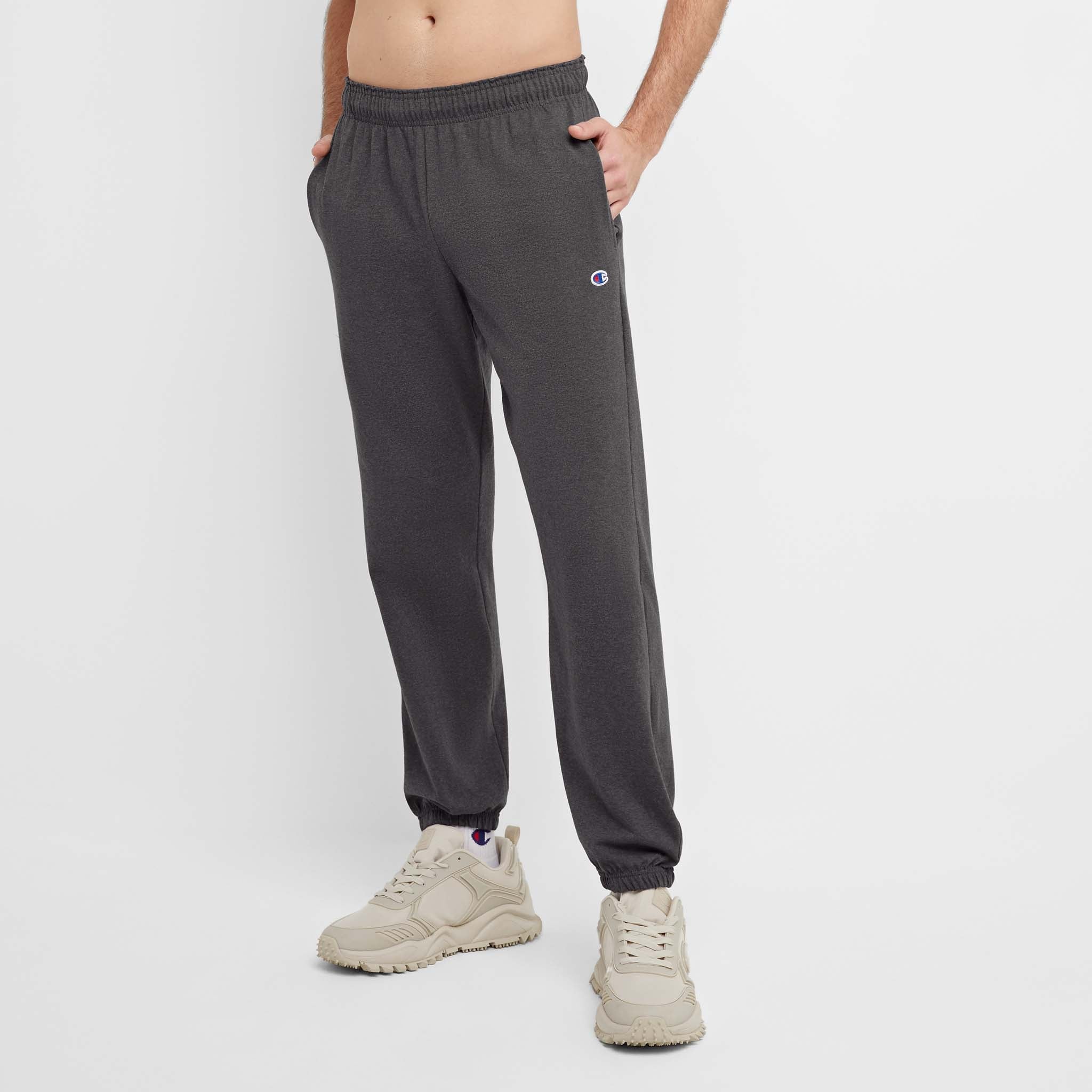 Men's Lightweight Lounge Pants with Cinched Hem & C Logo