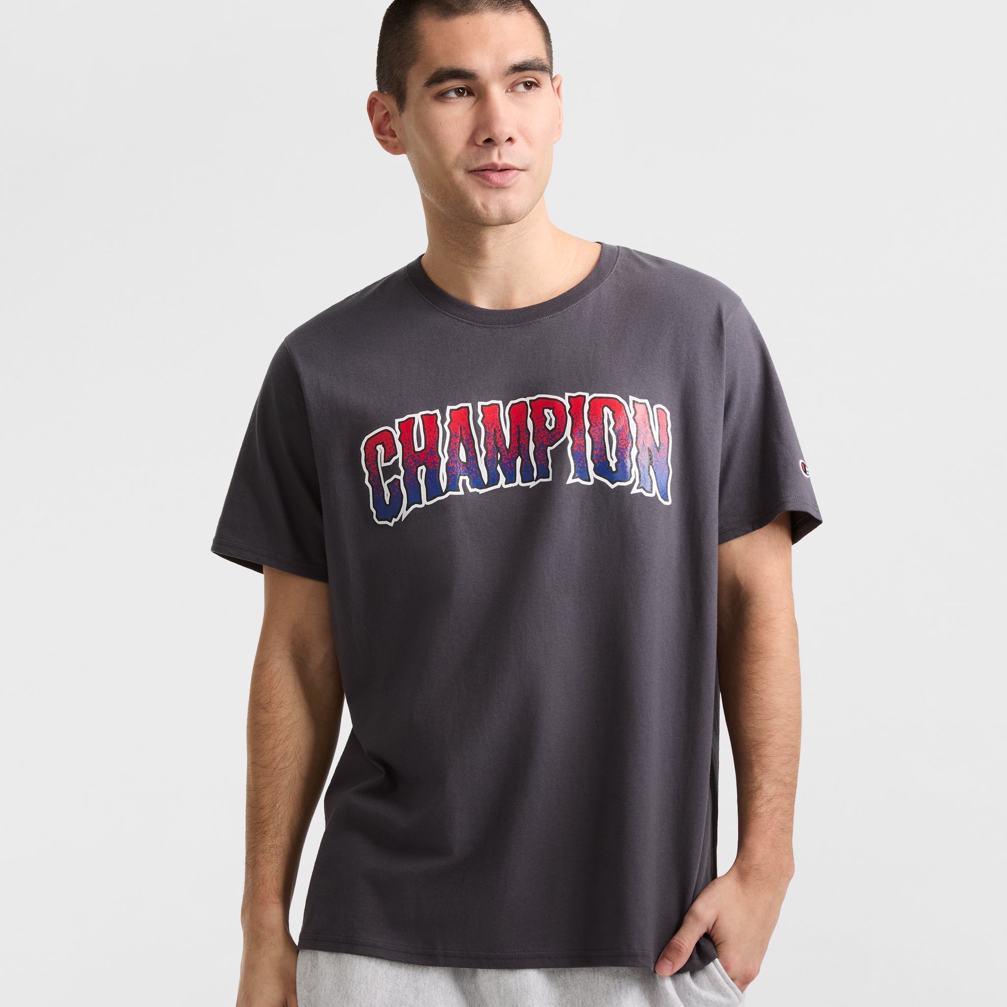 Champion Classic Wavy Fade Graphic T-Shirt for Men
