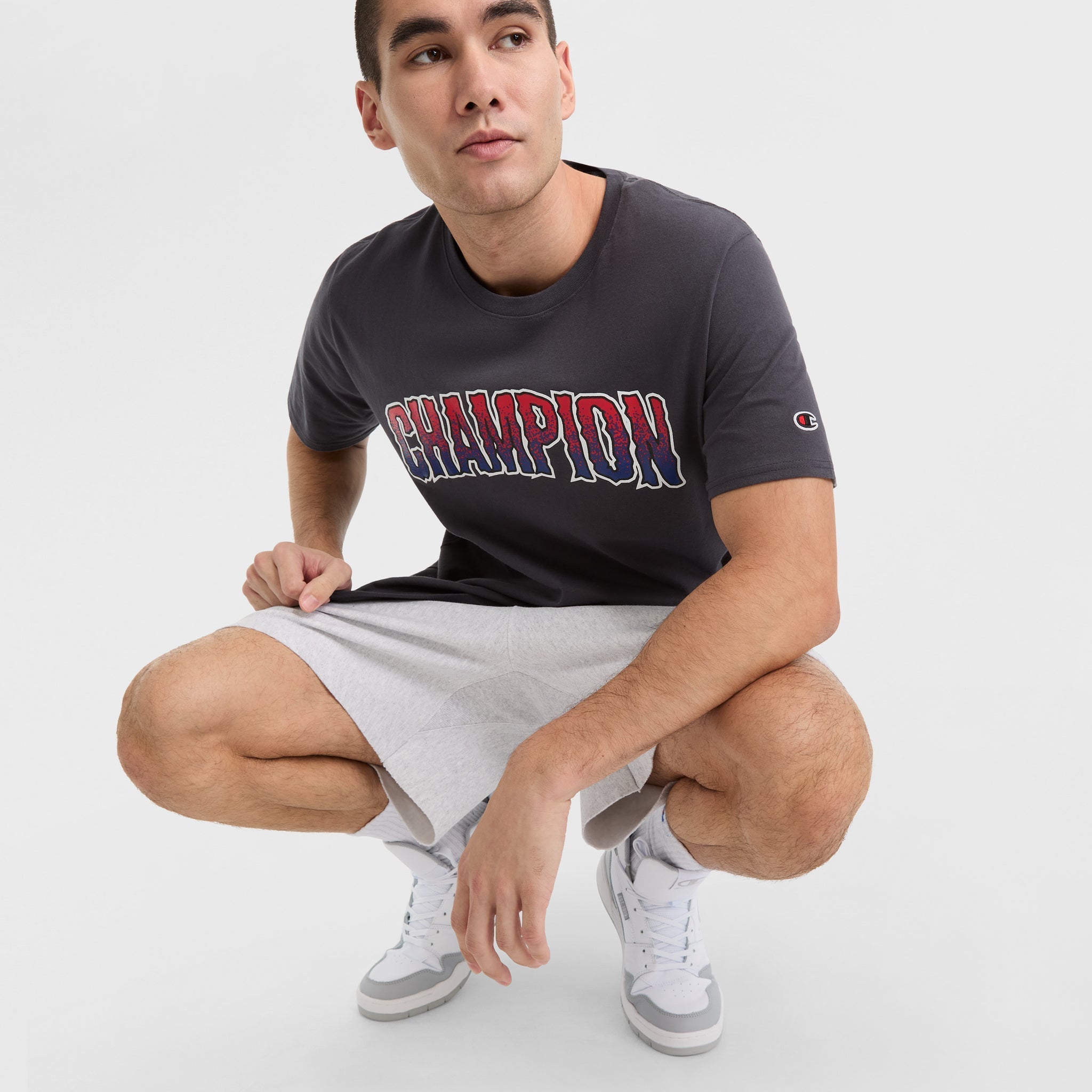 Champion Classic Wavy Fade Graphic T-Shirt for Men
