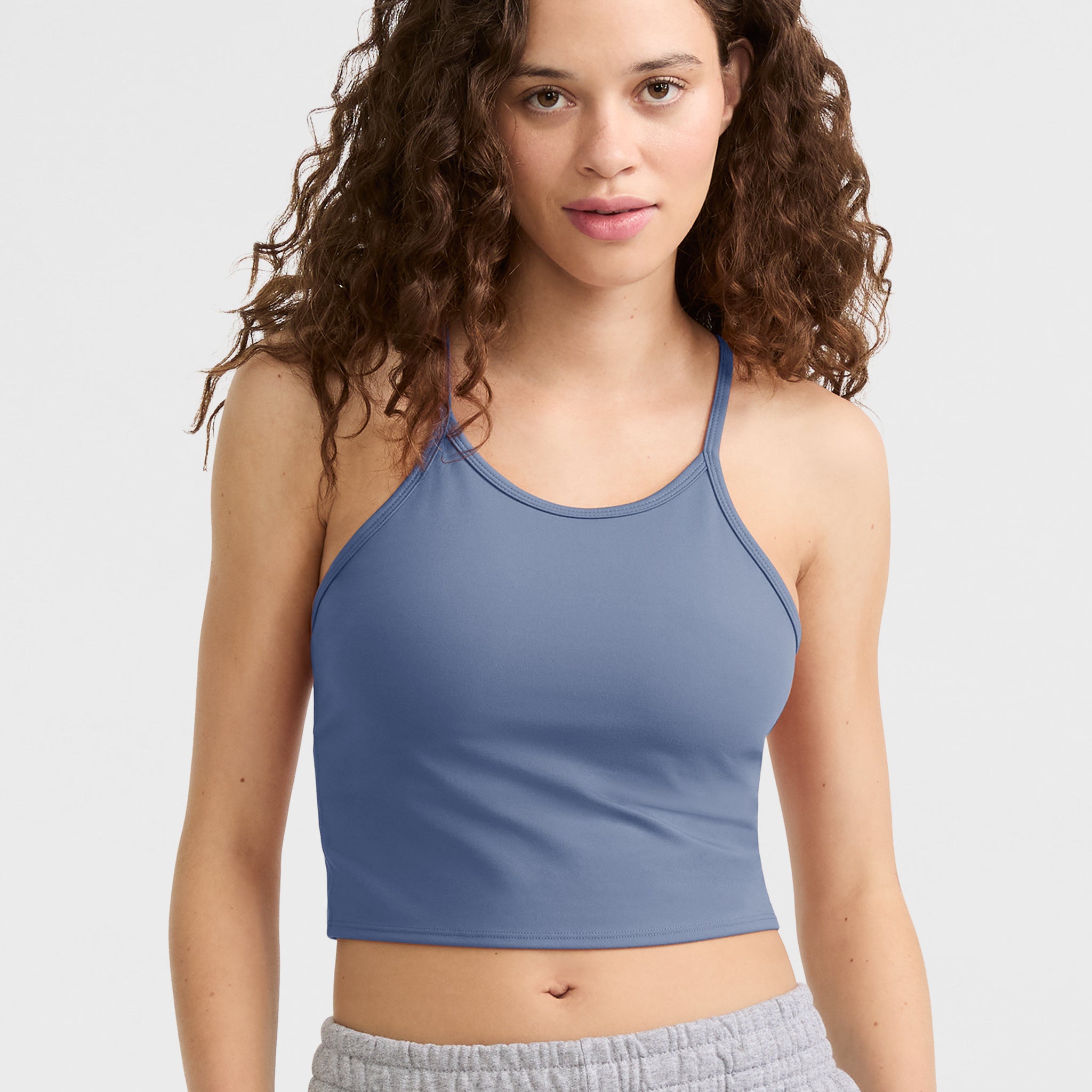 Champion Soft Touch Longline Cami with Shelf Bra & Moisture-Wicking
