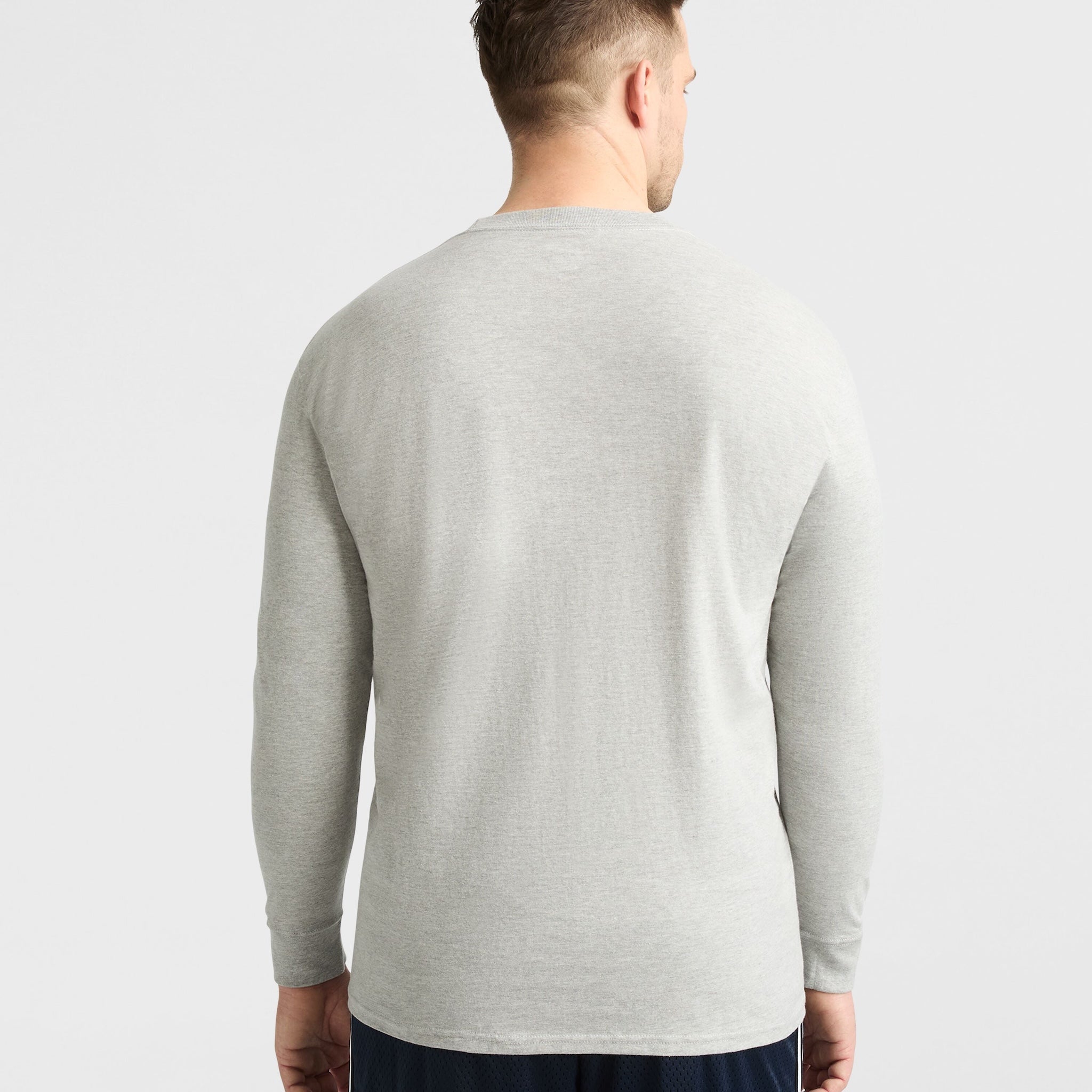 Champion Classic Script Logo Long Sleeve T-Shirt for Big & Tall Men