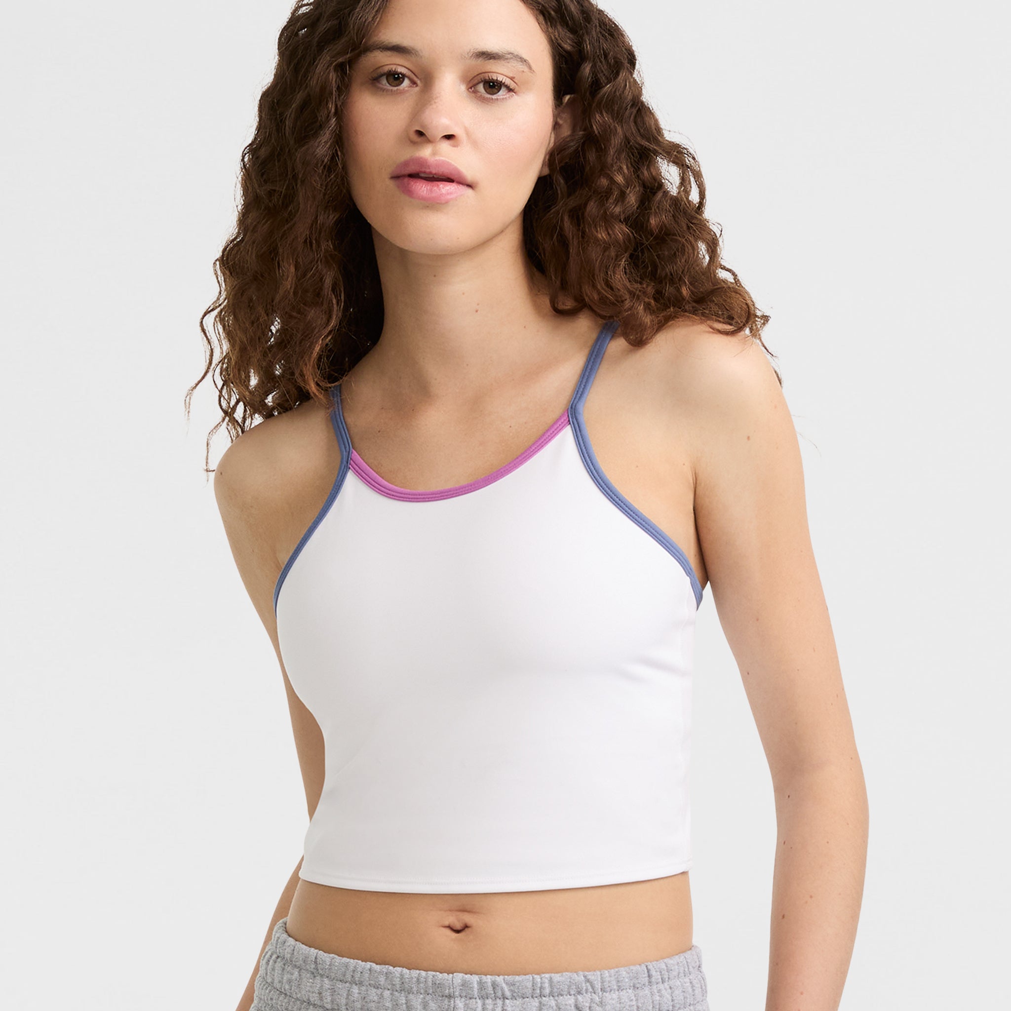 Champion Soft Touch Longline Cami with Shelf Bra & Moisture-Wicking